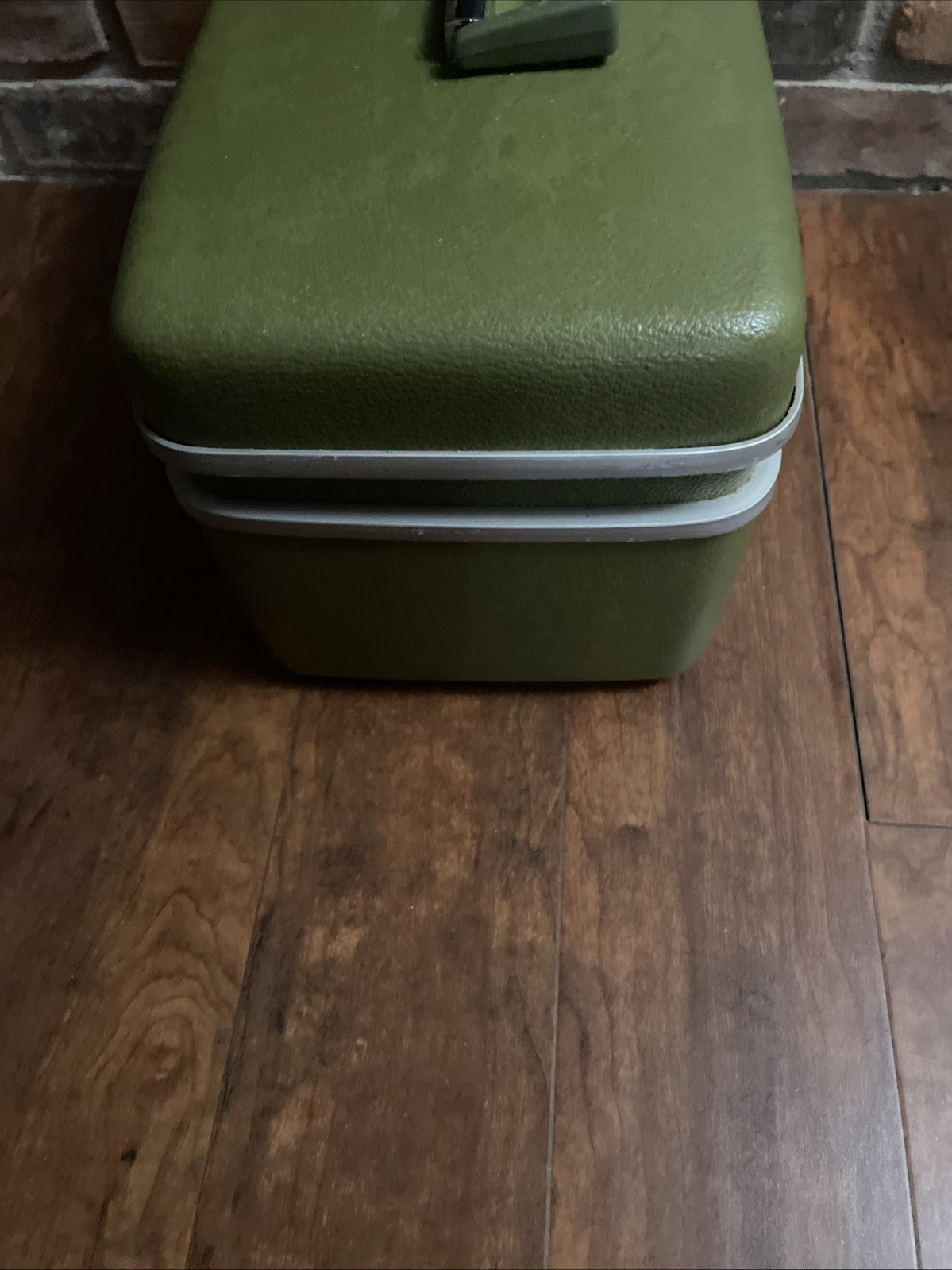 Samsonite Vintage Green Royal Traveller Medalist Cosmetic Makeup Case No Key GC