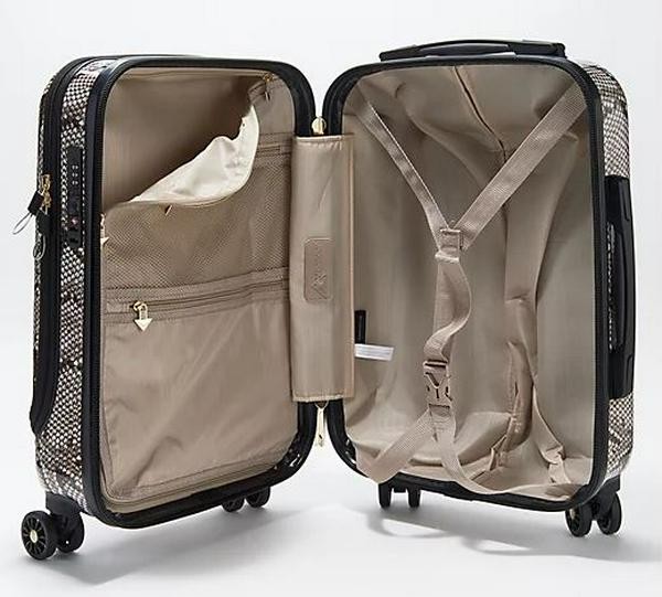 Triforce Hardside Carry On and Beauty Case Packing Cubes Black Ombre