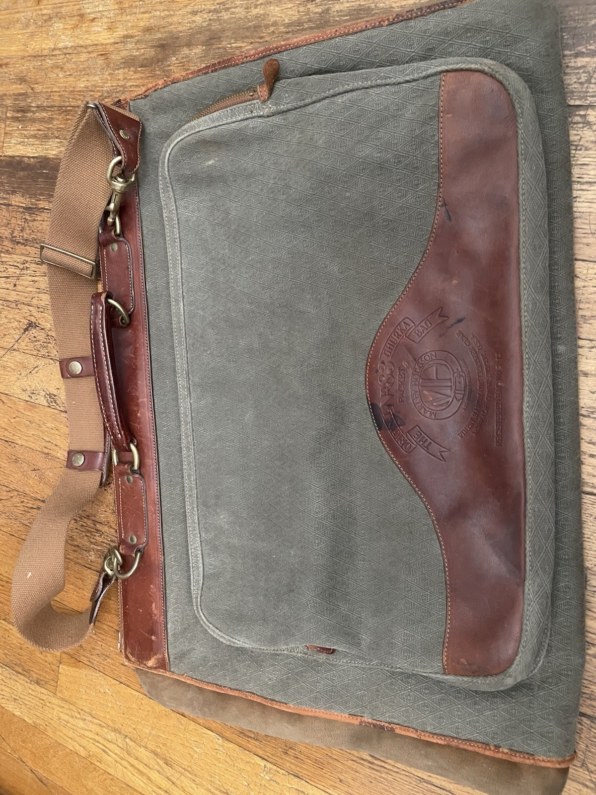 Vintage The Original GHURKA No 83 Marley Hodgson Garment Bag