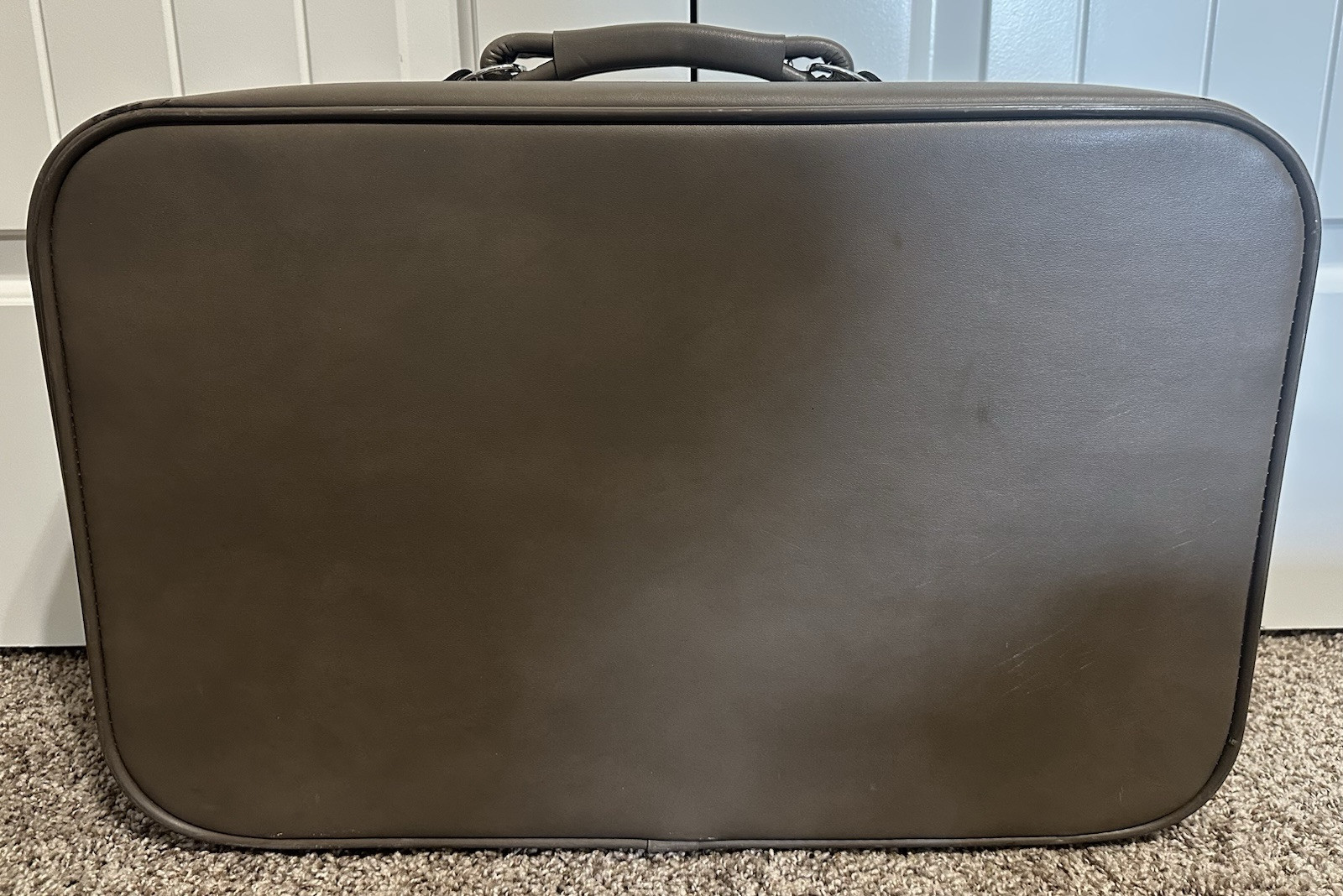 Vintage Jordache Floral Fabric Suitcase With Matching Carry On Bag