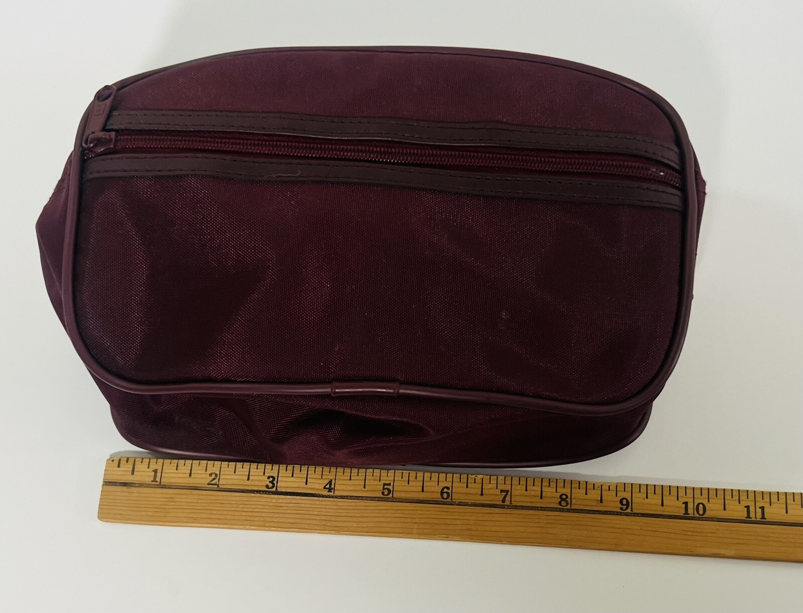VTG Pierre Cardin Soft Sided 6 piece Luggage Set Burgundy