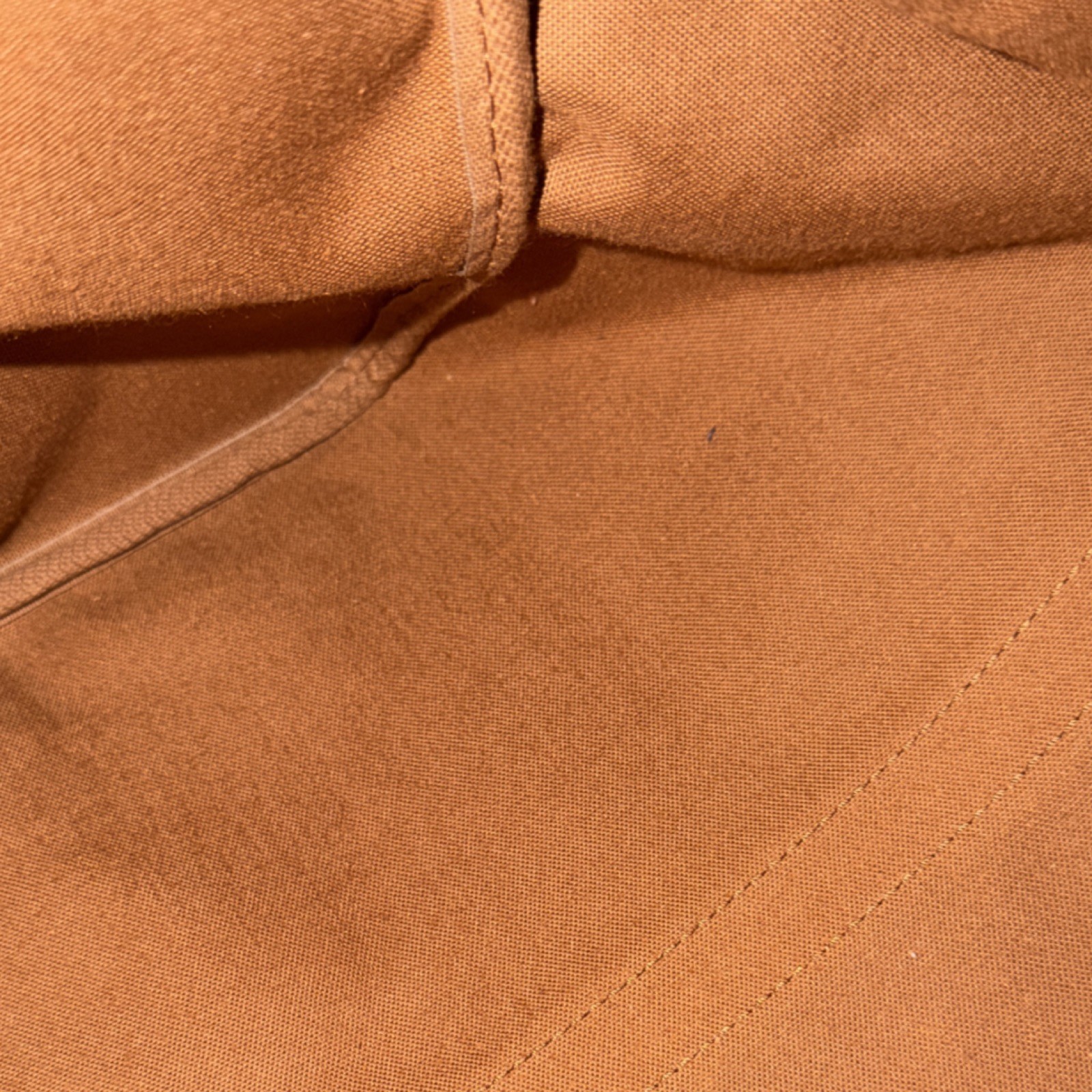 Louis Vuitton Monogram Leather Duffle Bag Brown/Tan 45 keepall Zip Top Handles