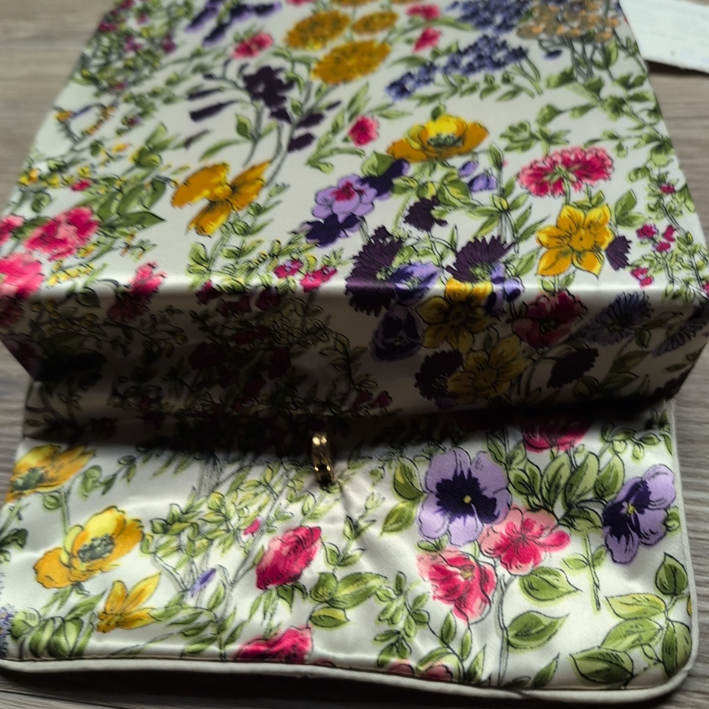 Vintage Trina Going Places Floral Travel Vanity Kit NWT Style F5142 Made USA HTF