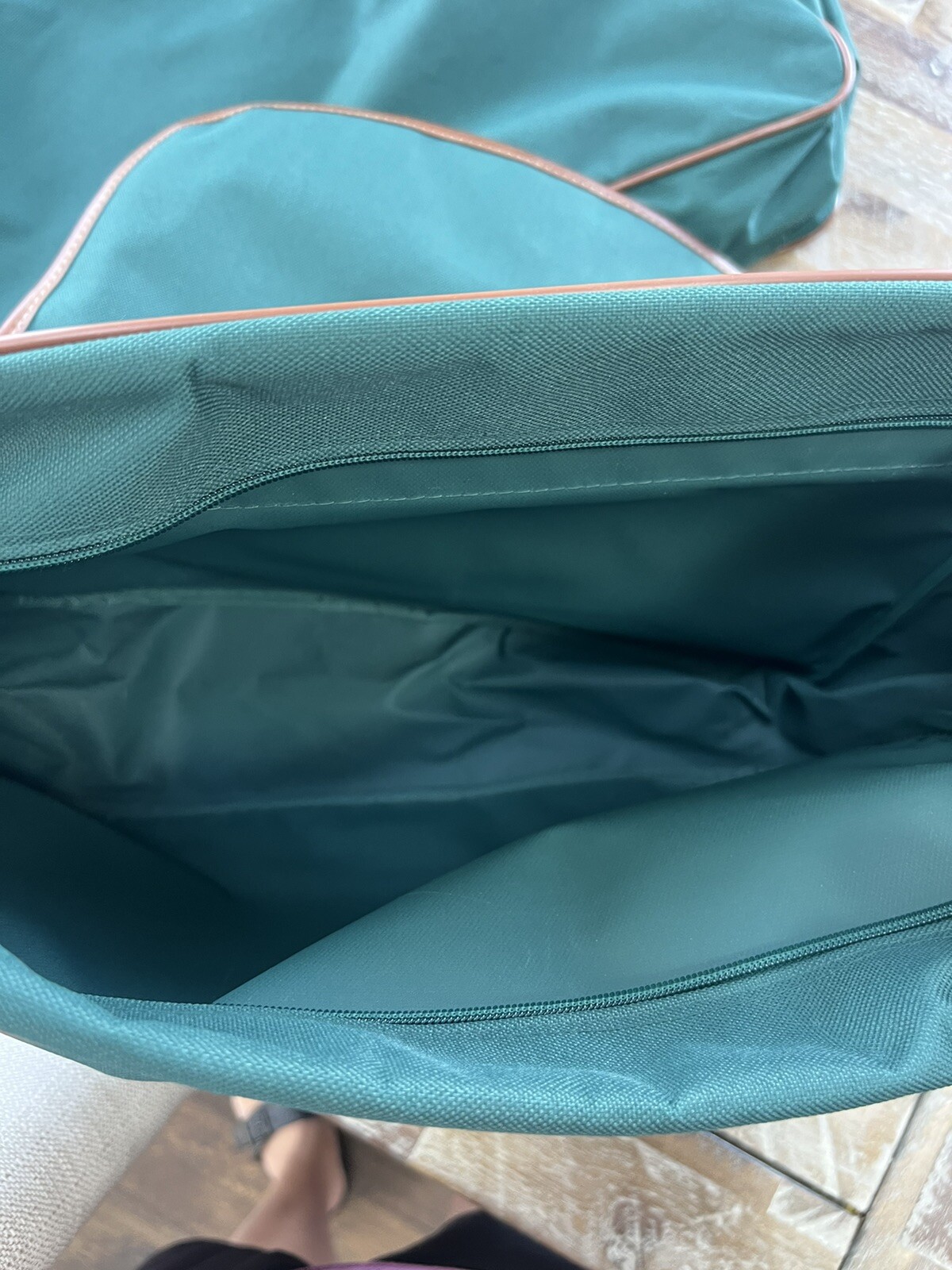 Vintage Ralph Lauren Green Canvas Travel Carry On Bags Lot