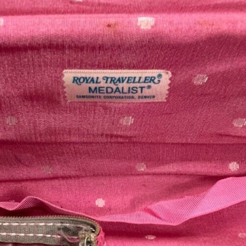 Samsonite 23″ Pink Hard Shell Royal Traveler Medalist Suitcase