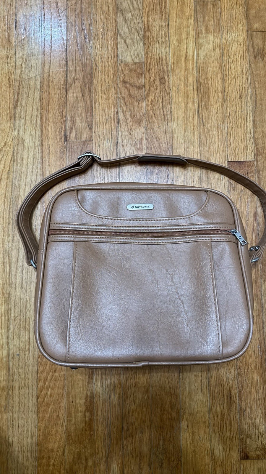 Vintage Samsonite Concord Bag Shoulder Tote Terra Cotta Brown 1970’s Or 1980s