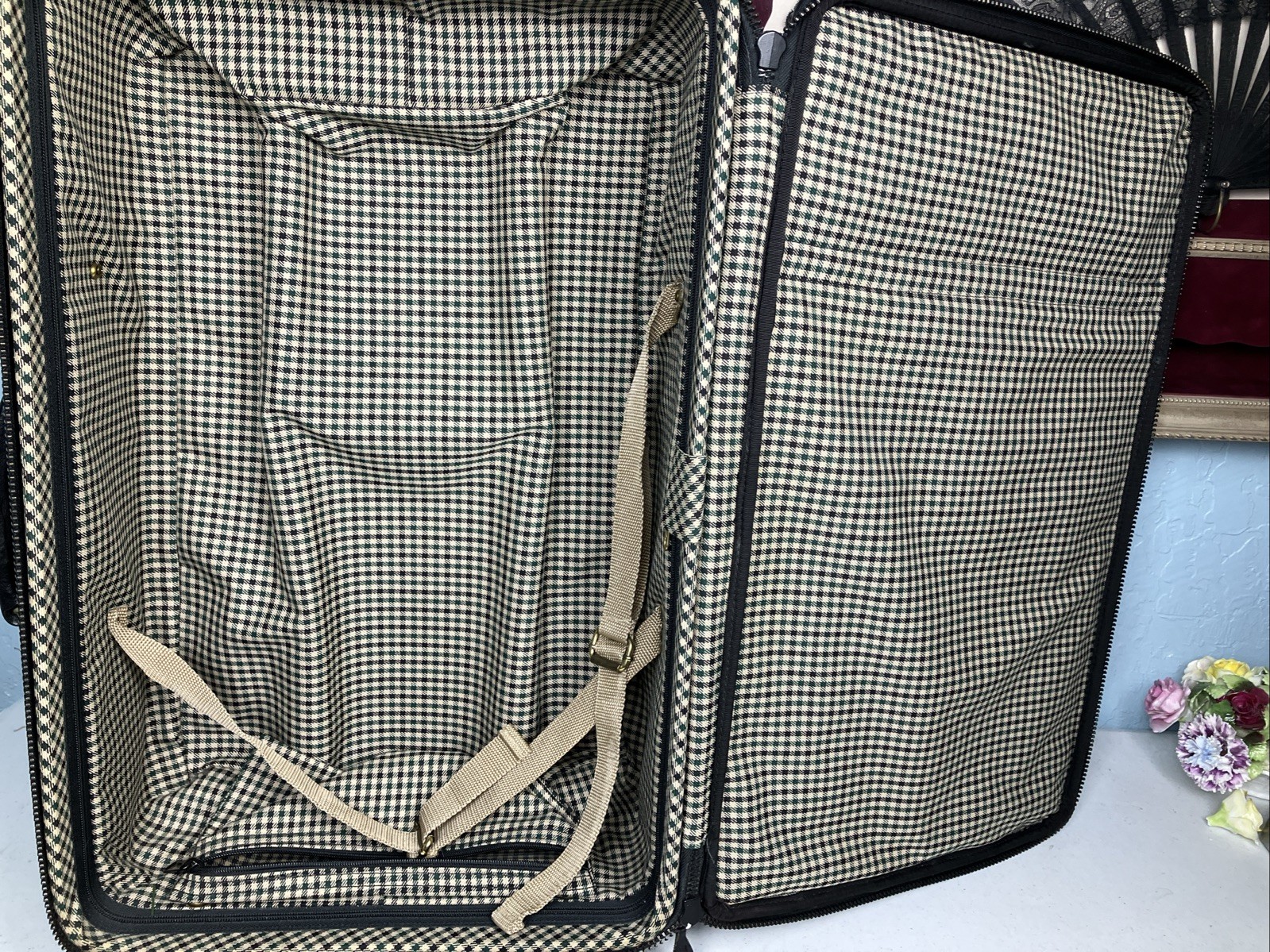 Vintage Ghurka 2 Way 1990s Traveler 52 Suitcase Marley Hodgson Black Leather