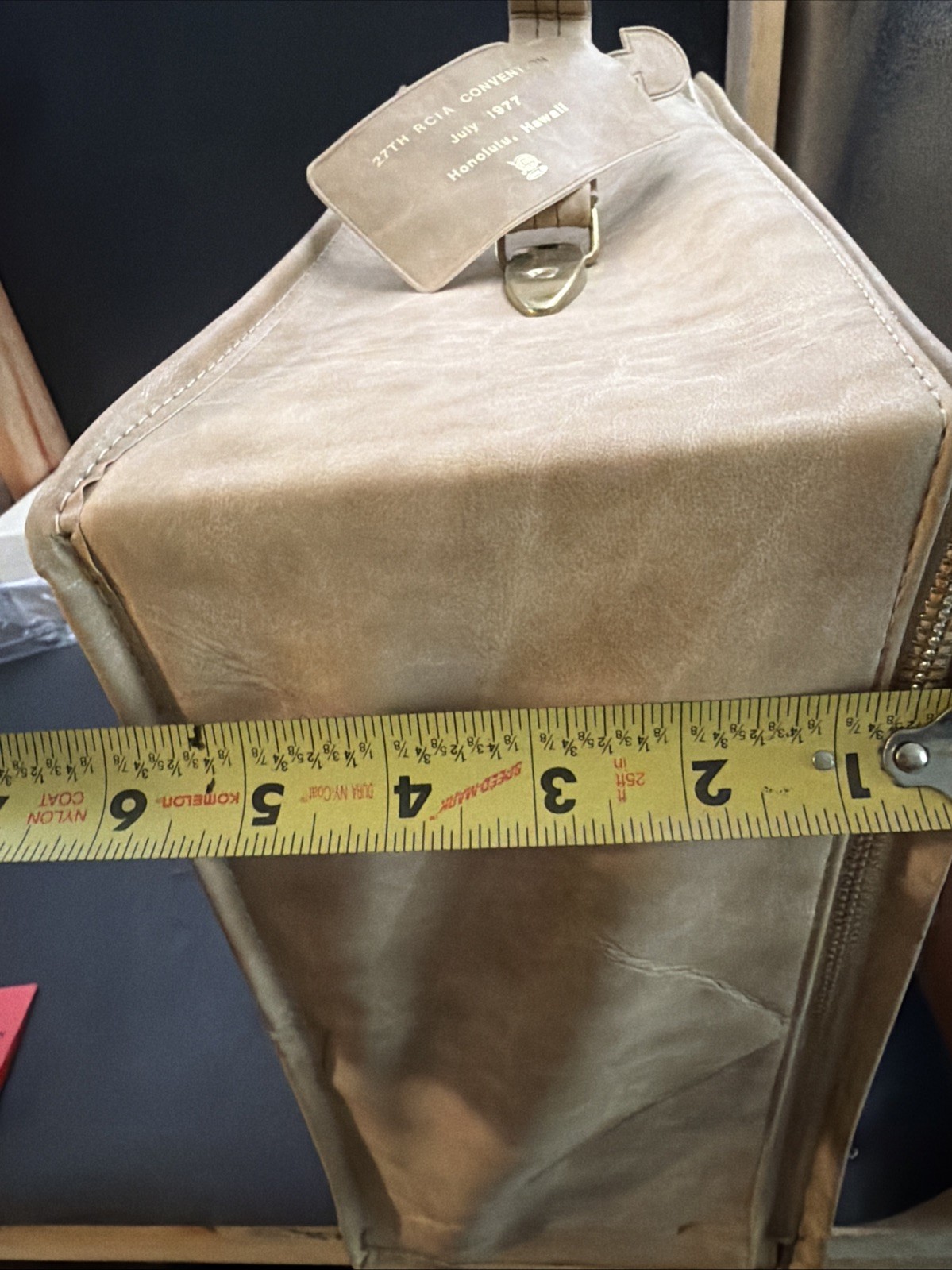 Vtg 1977 Prepac/Peerless Companion Traveler Fold Away Carrying SuitCase NOS
