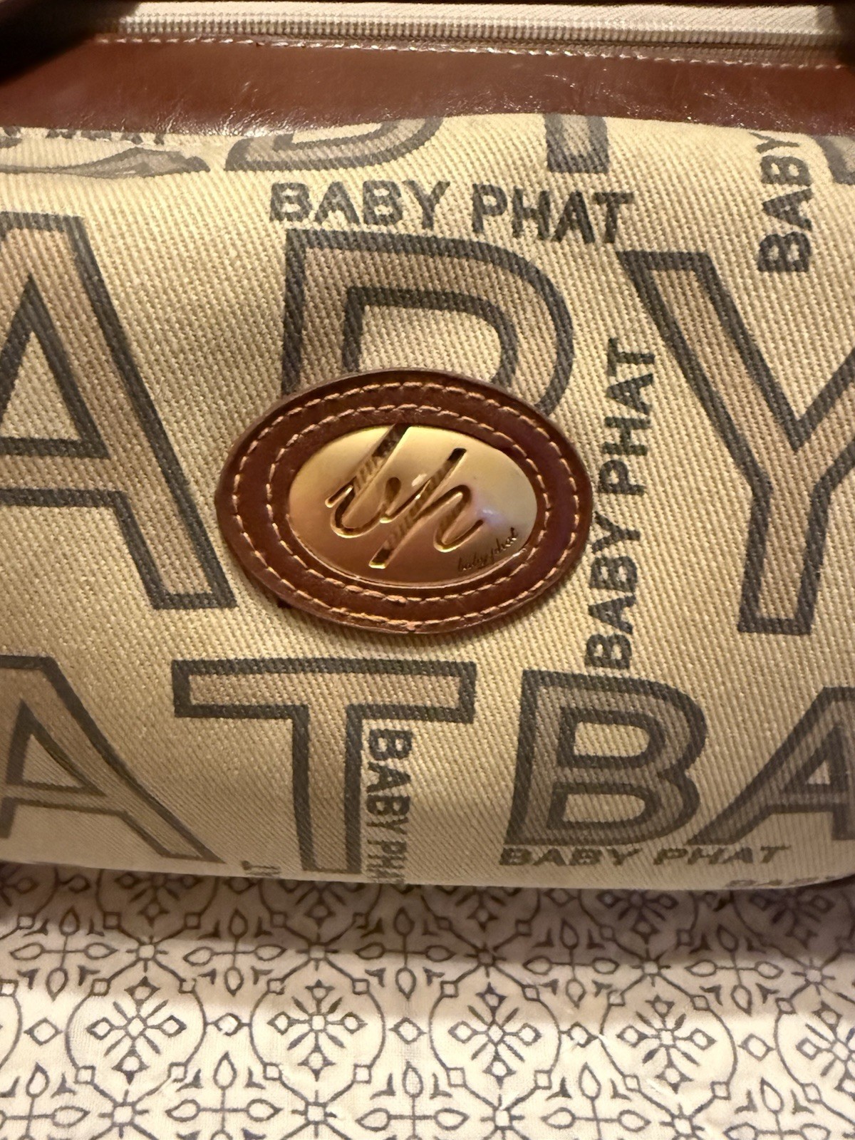 Vintage Baby Phat Duffel/travel Bag Early 2000s