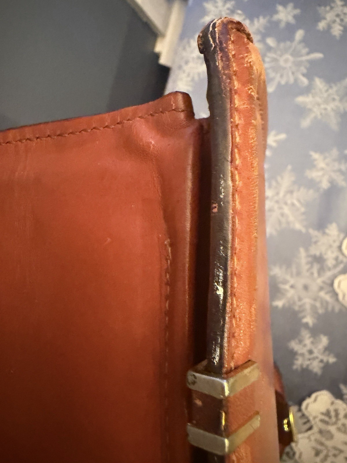 VTG Crouch & Fitzgerald Made In Italy By Briefcase Brown Leather Luggage