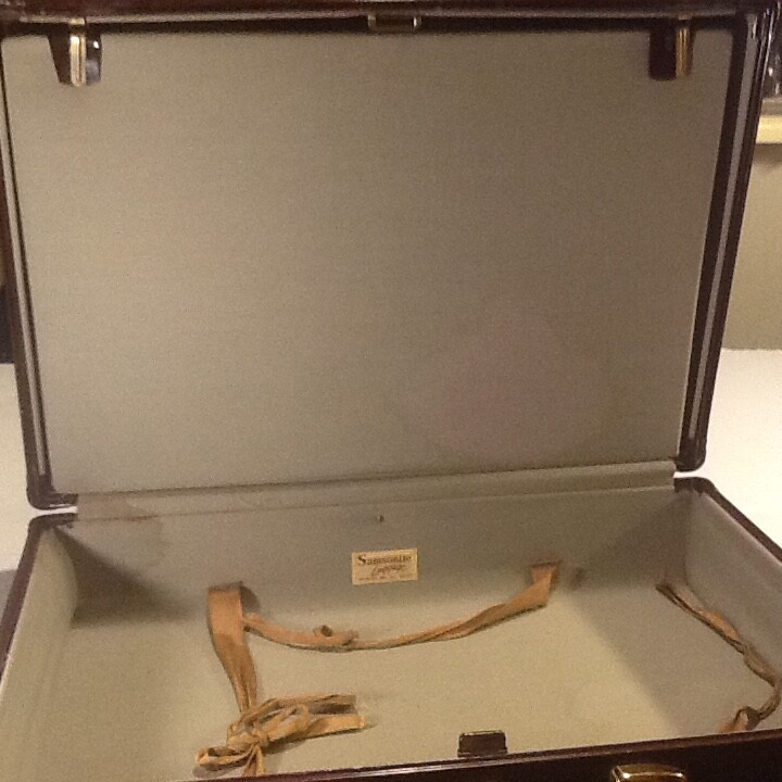 VINTAGE SAMSONITE ALLIGATOR SUITCASE LUGGAGE 1950’s/60’s patina 4132