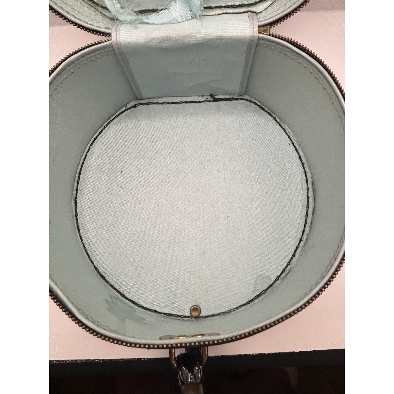 Vintage 1950s Munro Ballet Dance Case Zip-O-Niter Black Ballerina AS-IS