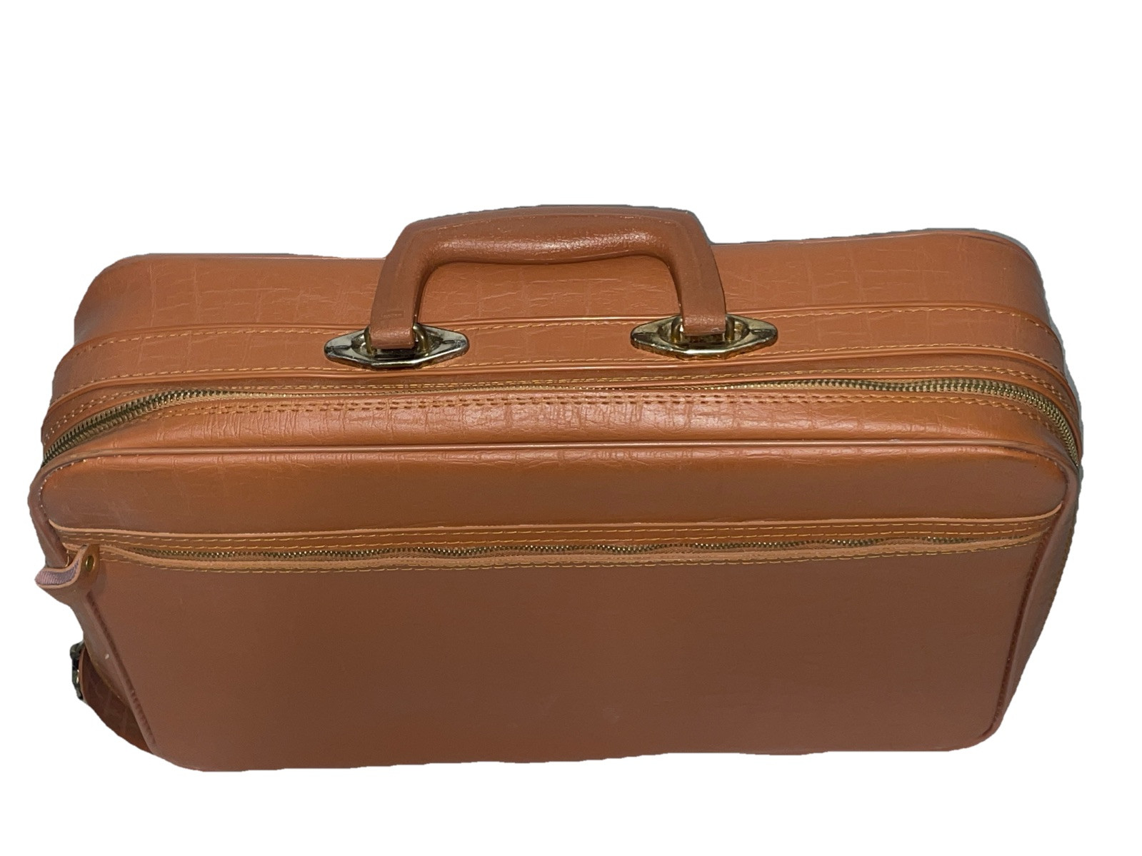 Vintage Bantam Travelware Suitcase Bag Excellent Brown