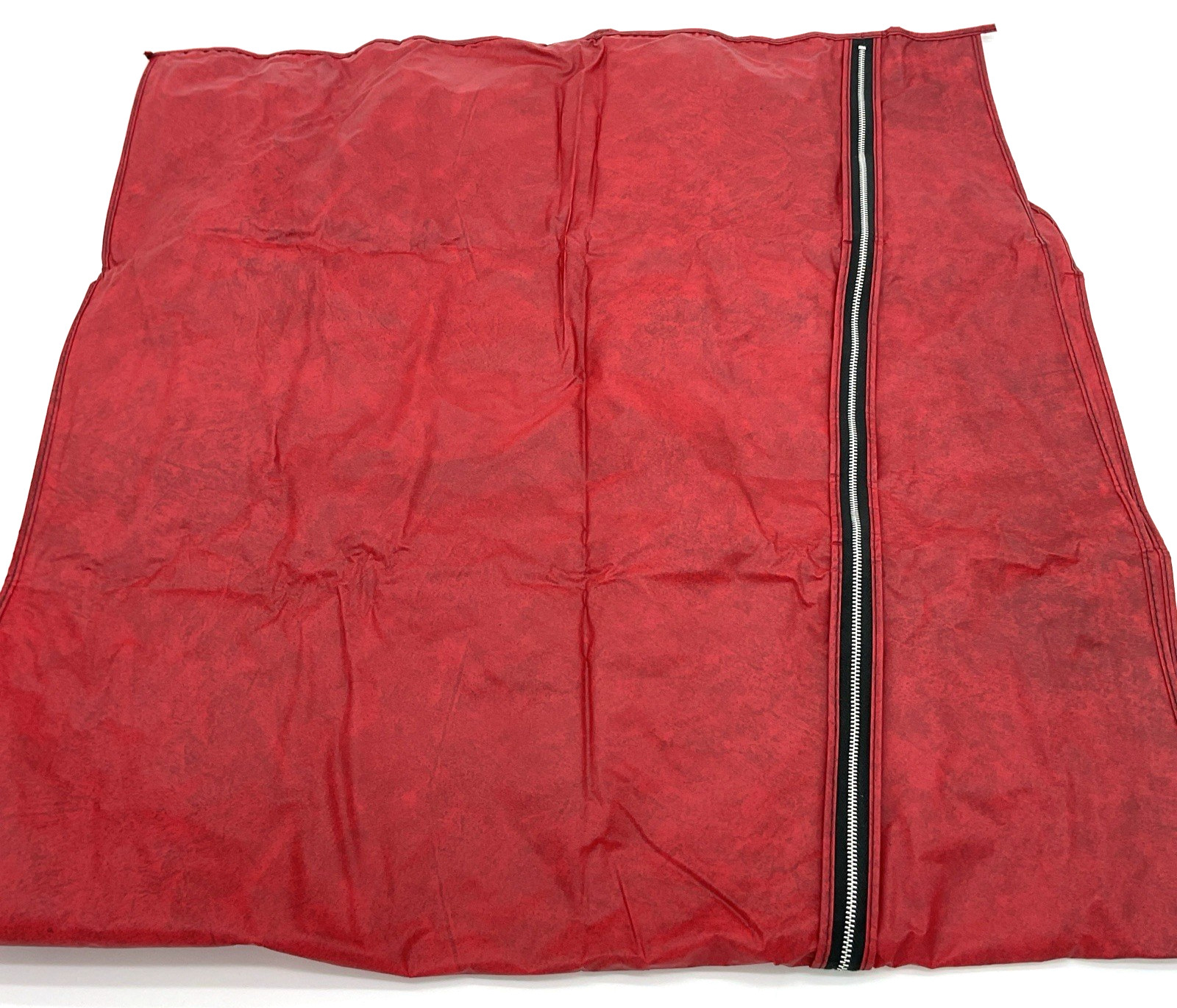 Vtg 1970 JcPenney 3-Piece Luggage Carrying Case Shoulder Bag Faux Red Leather