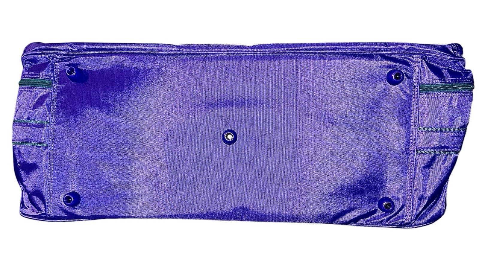 NEW W TAGS Vintage Members Only Duffel Bag 80s Travel Teal Purple Shoulder Strap