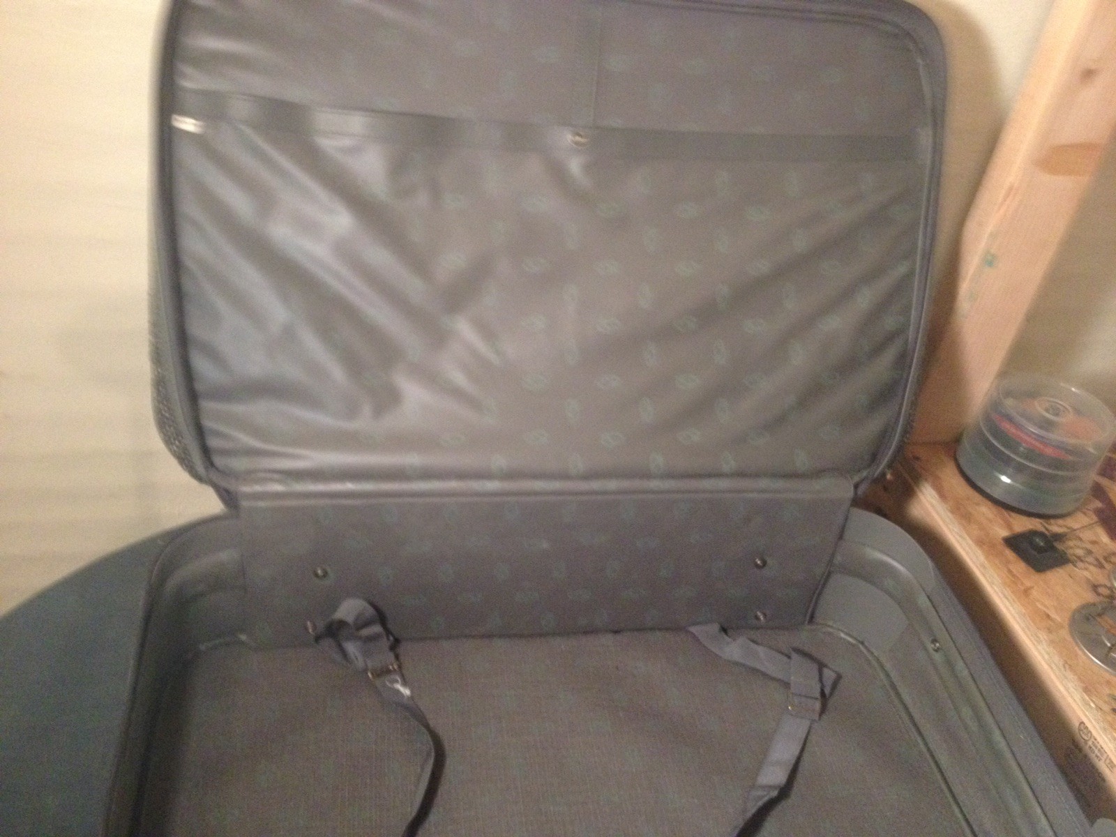 Vintage Retro Oscar De La Renta Gray Tweed 3pc Luggage Set Suitcase Carry on Bag