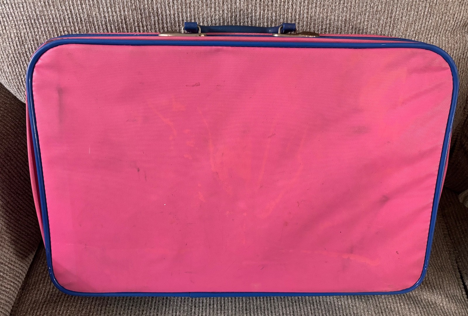 Vintage Disney “Oh Minnie” Mickey & Minnie Mouse Carry Case / Briefcase – Pink B