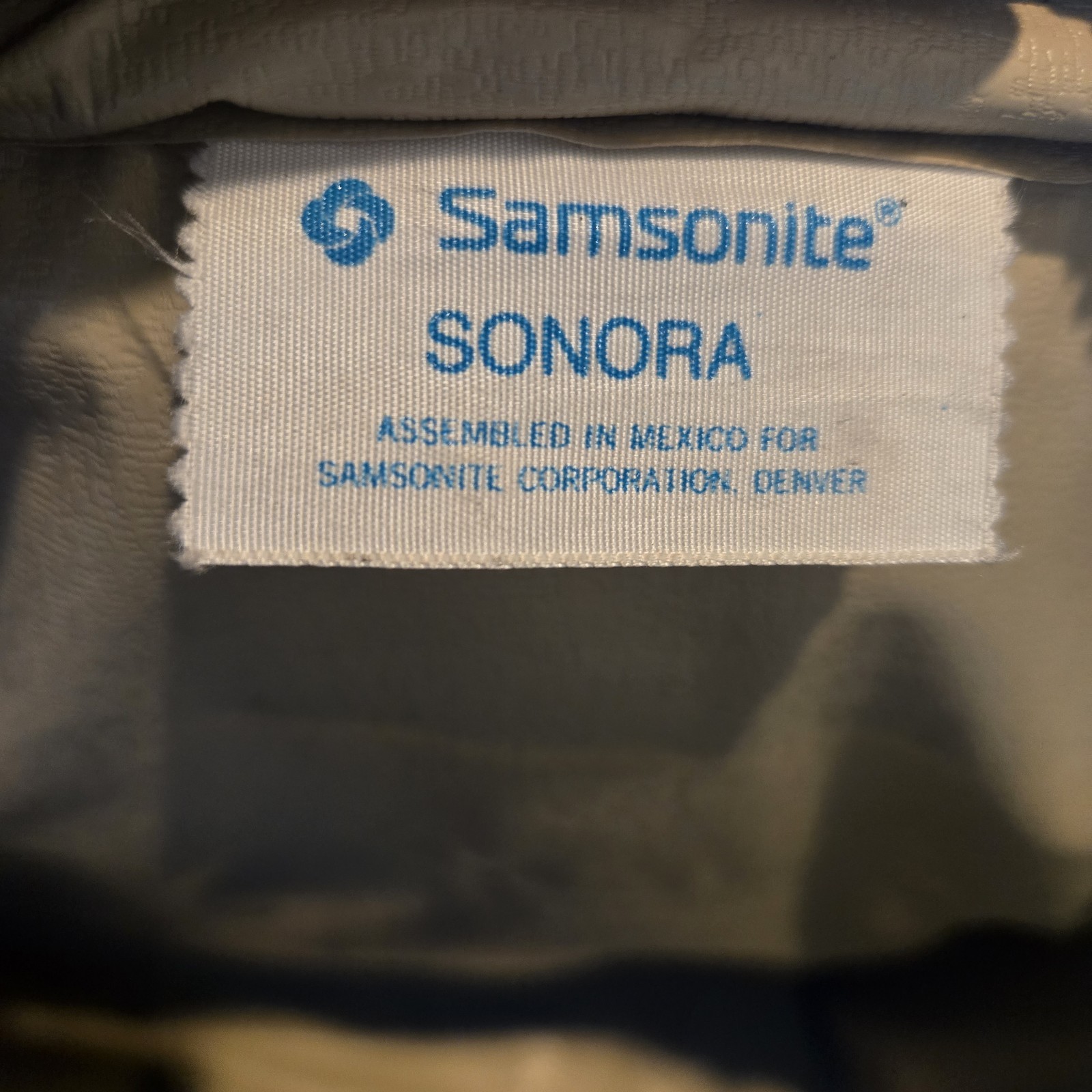 Vintage 70s Samsonite Sonora Shoulder Bag Carry-On Luggage Brown Leather 13x11x6