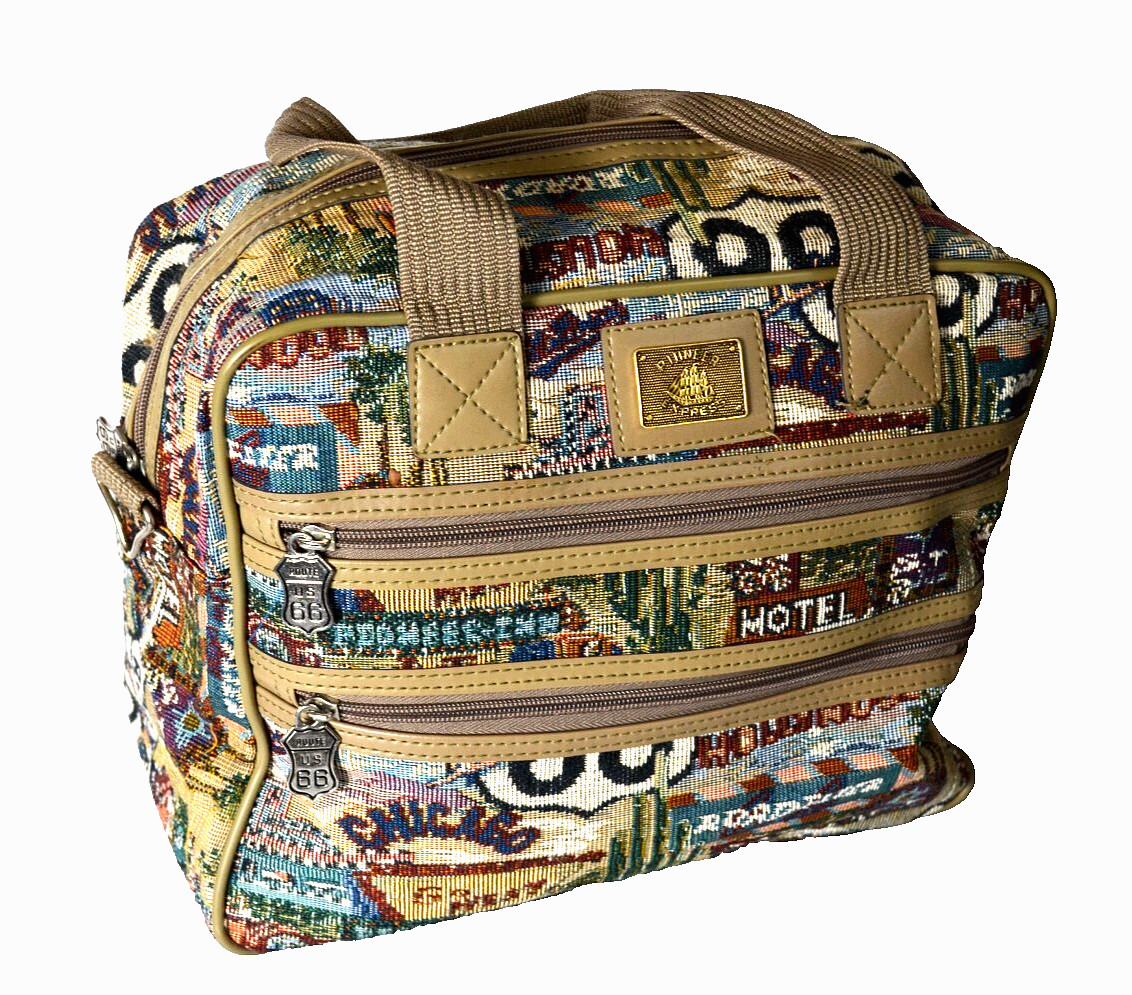 Pioneer Express Route US 66 Tapestry Weekender Travel Bag