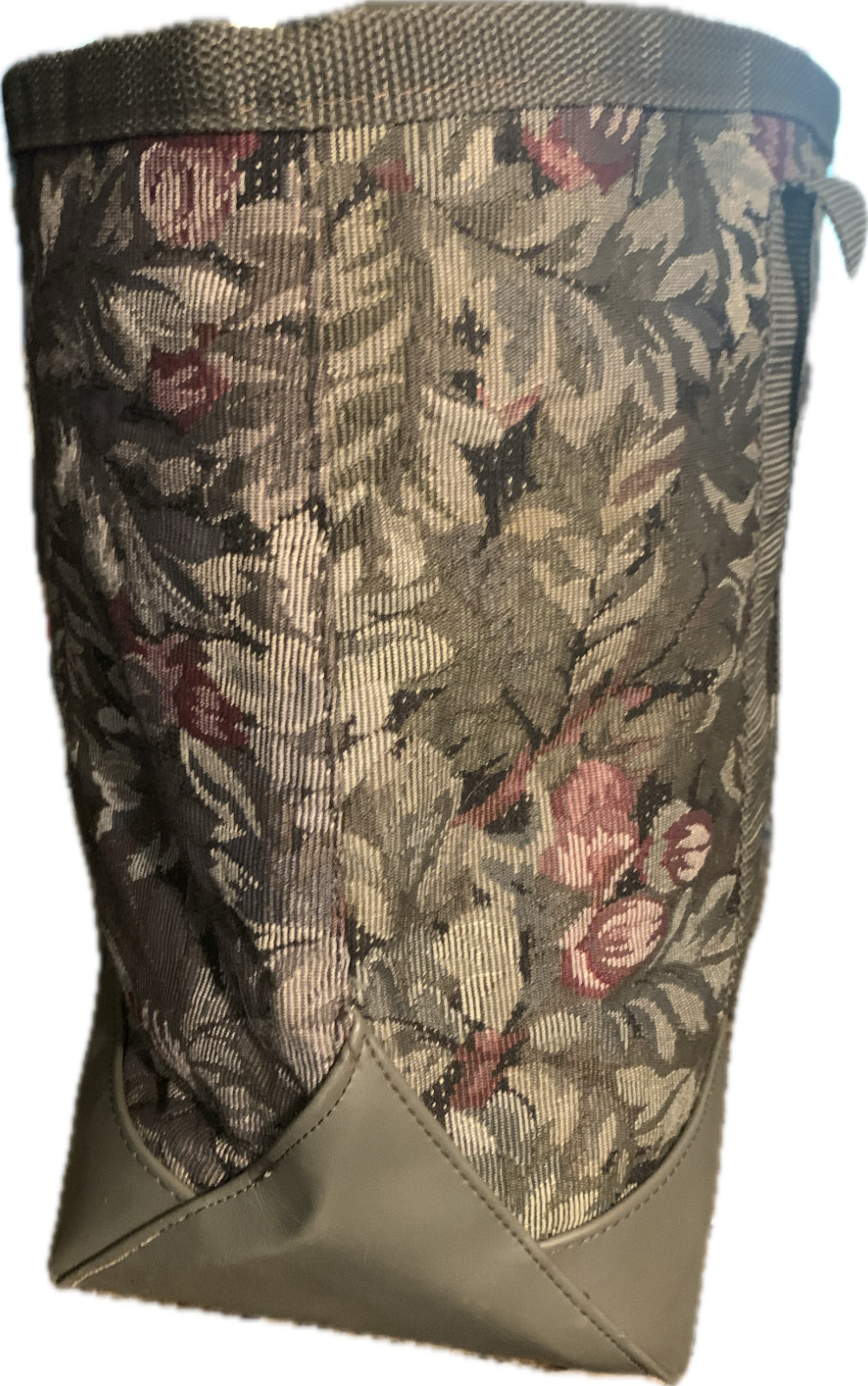 American Tourister Tote VTG Floral Tapestry Satchel, Top Zip, Carry On, Avon