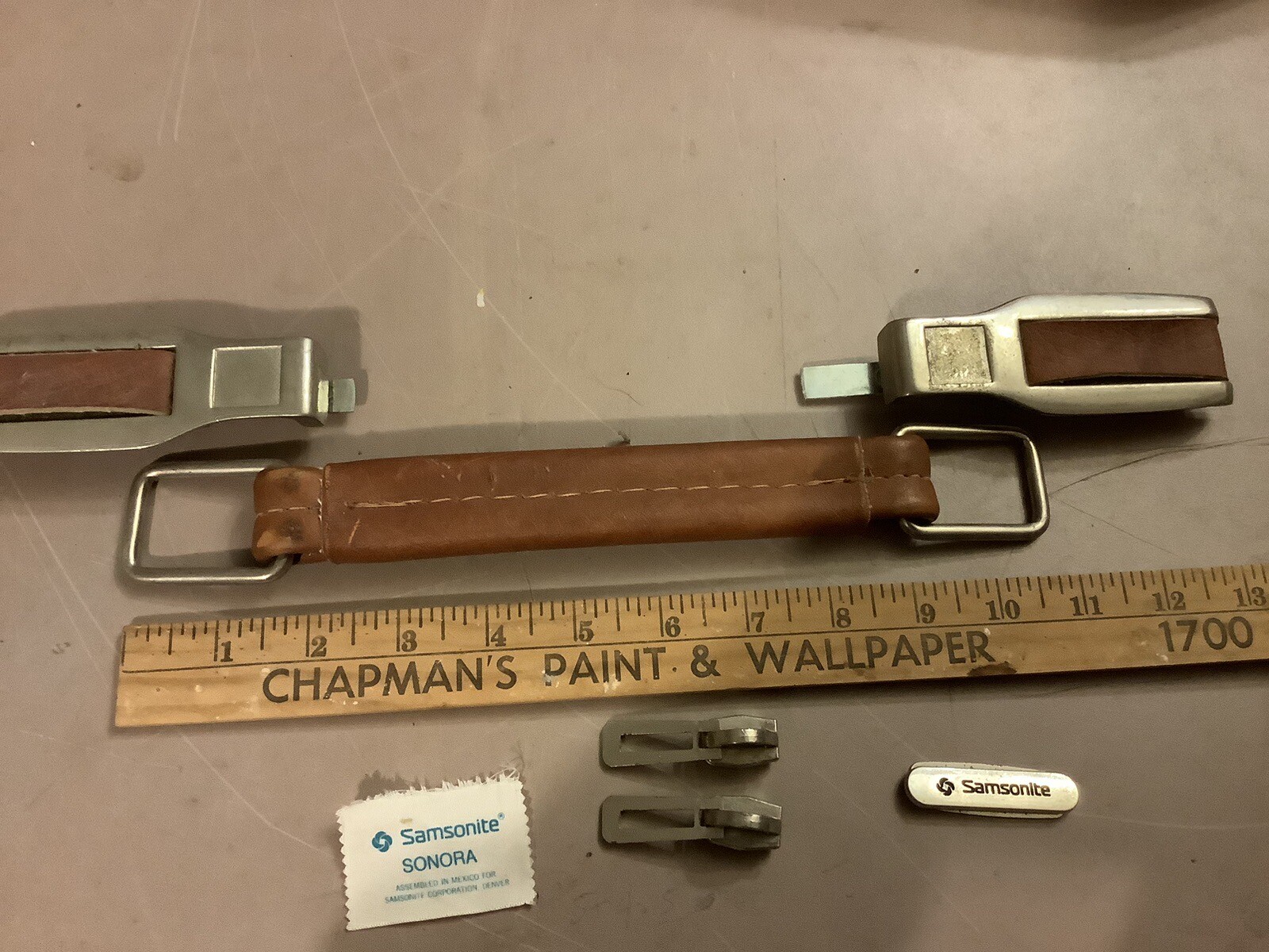 vintage samsonite Sonora Handle Zipper Lot