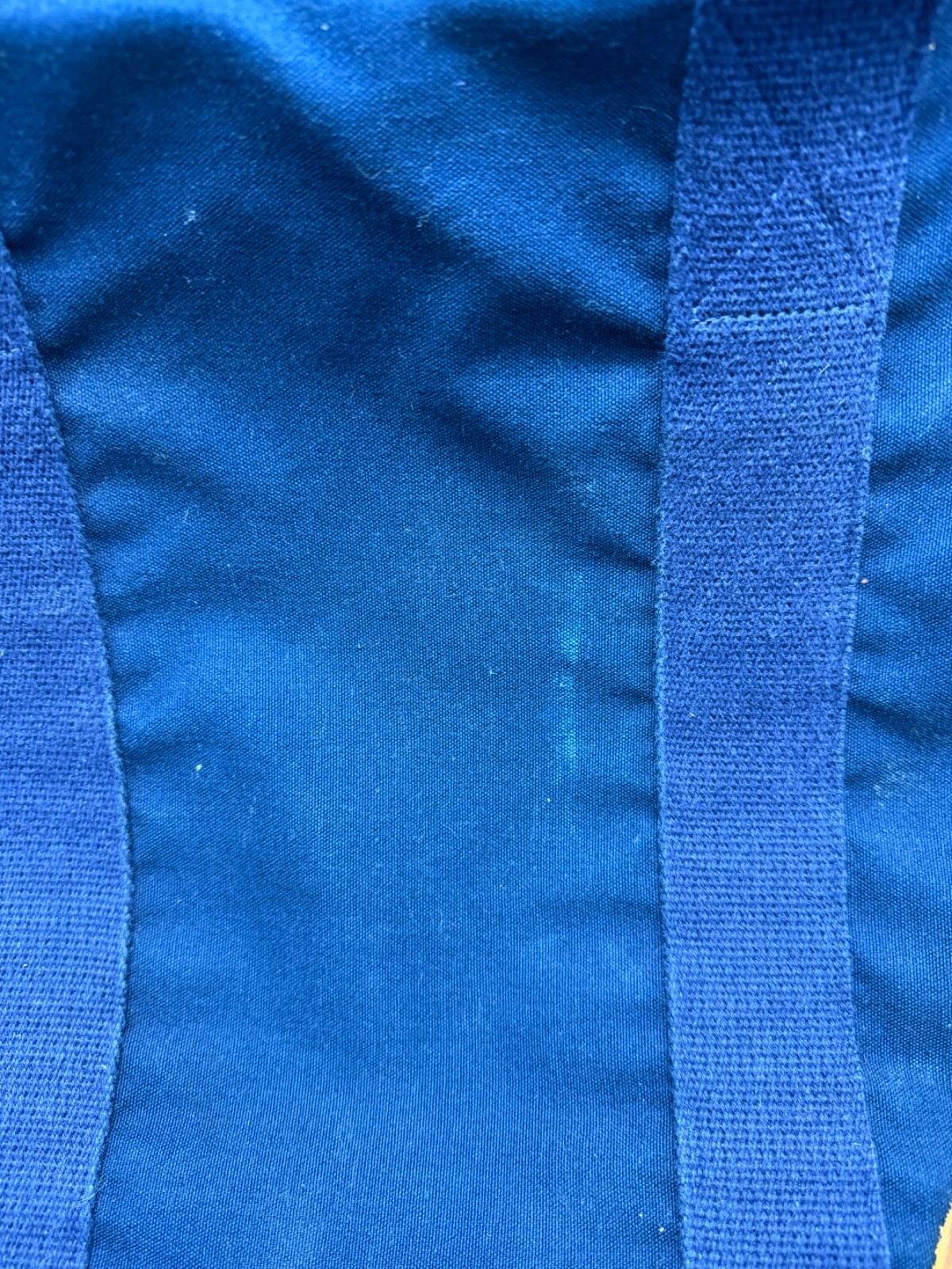 3 Piece Lands’ End Blue Vintage Canvas & Leather Deluxe Square Rigger Bag 3 Bags