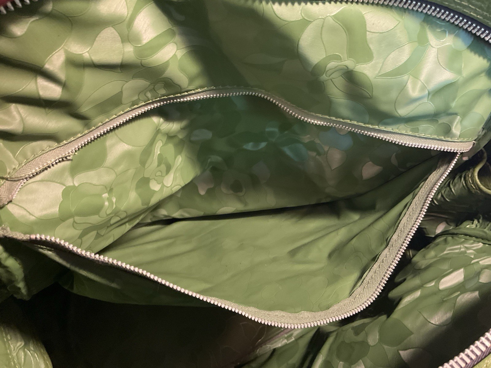 Vintage Avocado Green Sears Roebuck Travel Master Travel Bag Carry On Luggage