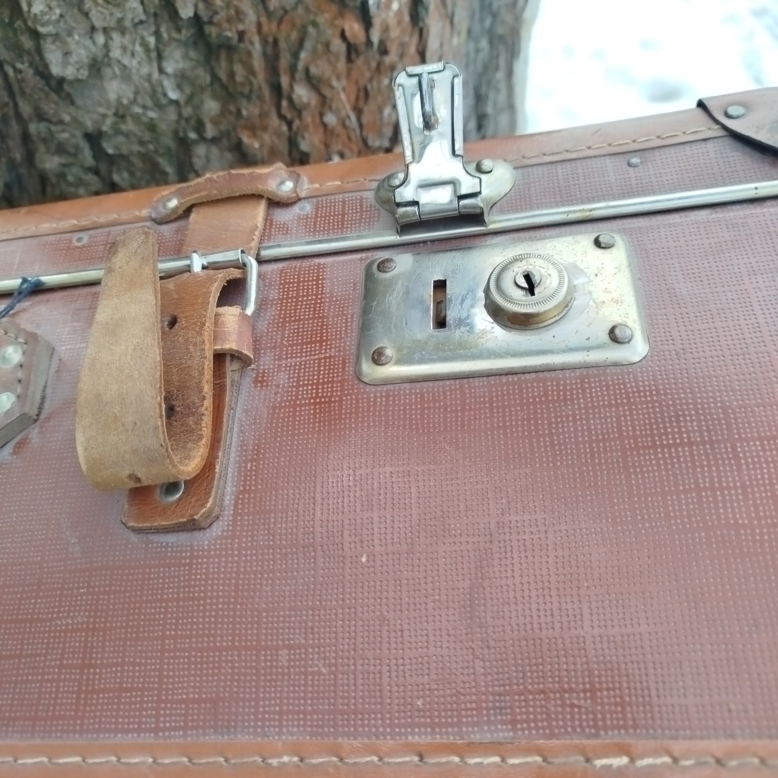 Vintage Suitcase 50s Retro Overseas Suitcase Mid Century Wardrobe Suitcase