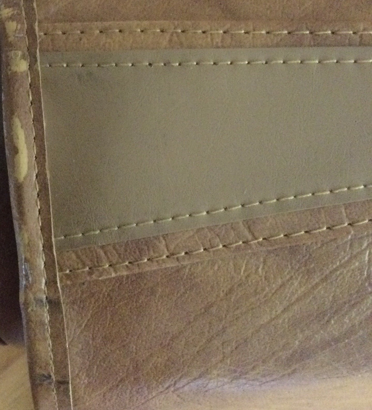 Vintage American Tourister Travel Brown Suit Cover Faux Leather