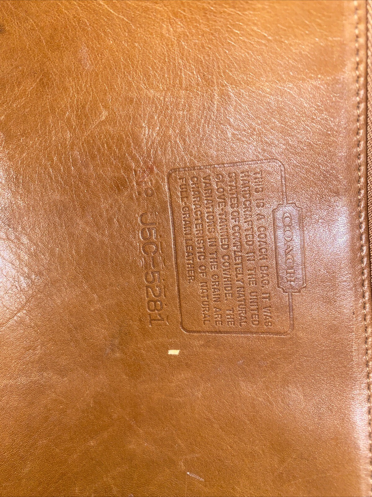 COACH Vintage NYC British Tan Briefcase Satchel Briefbag – Unisex –
