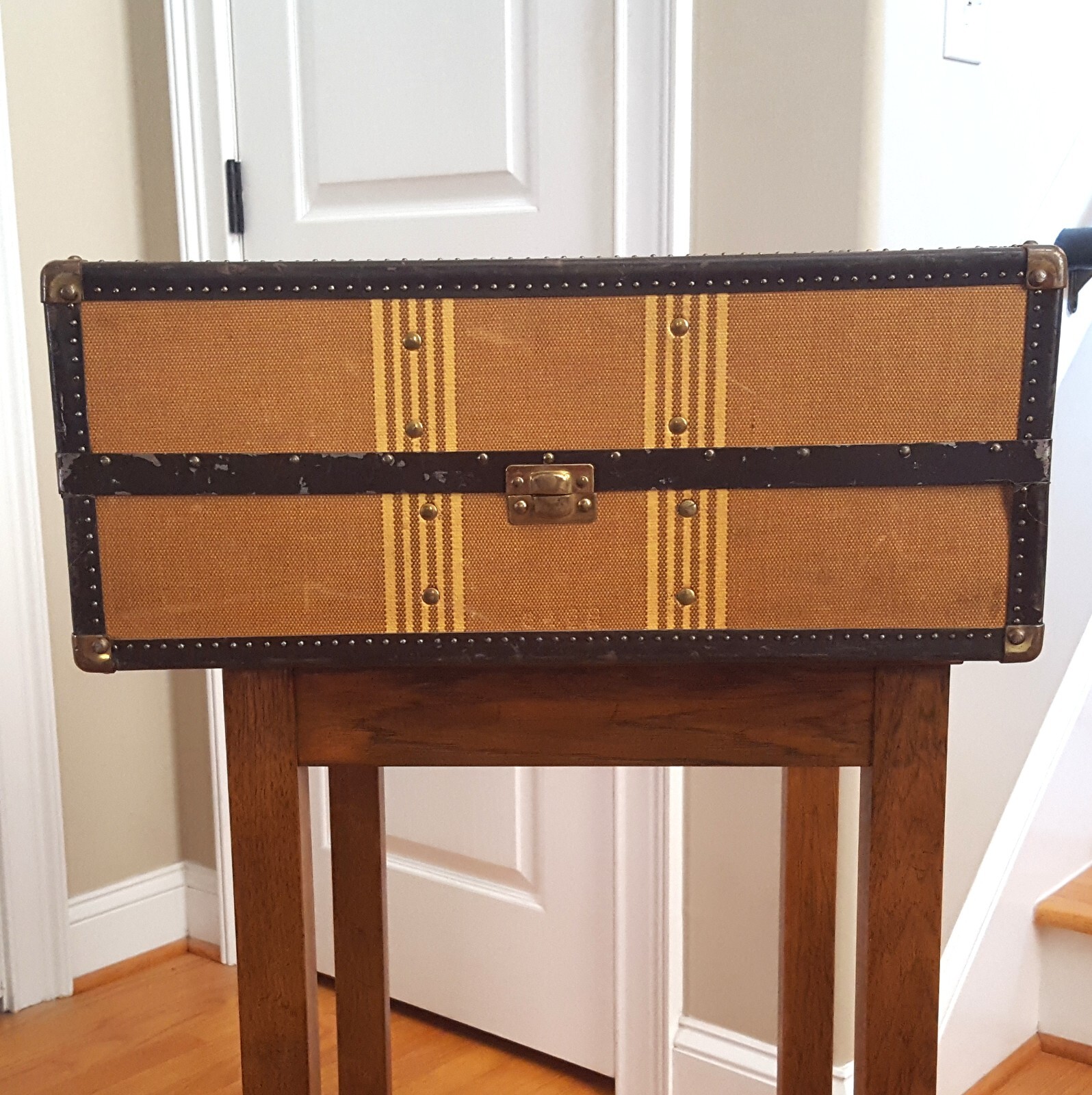 Vintage 1920s/40s Hartmann Shoe Suitcase Gibraltarized 12 Corduroy Compartments!