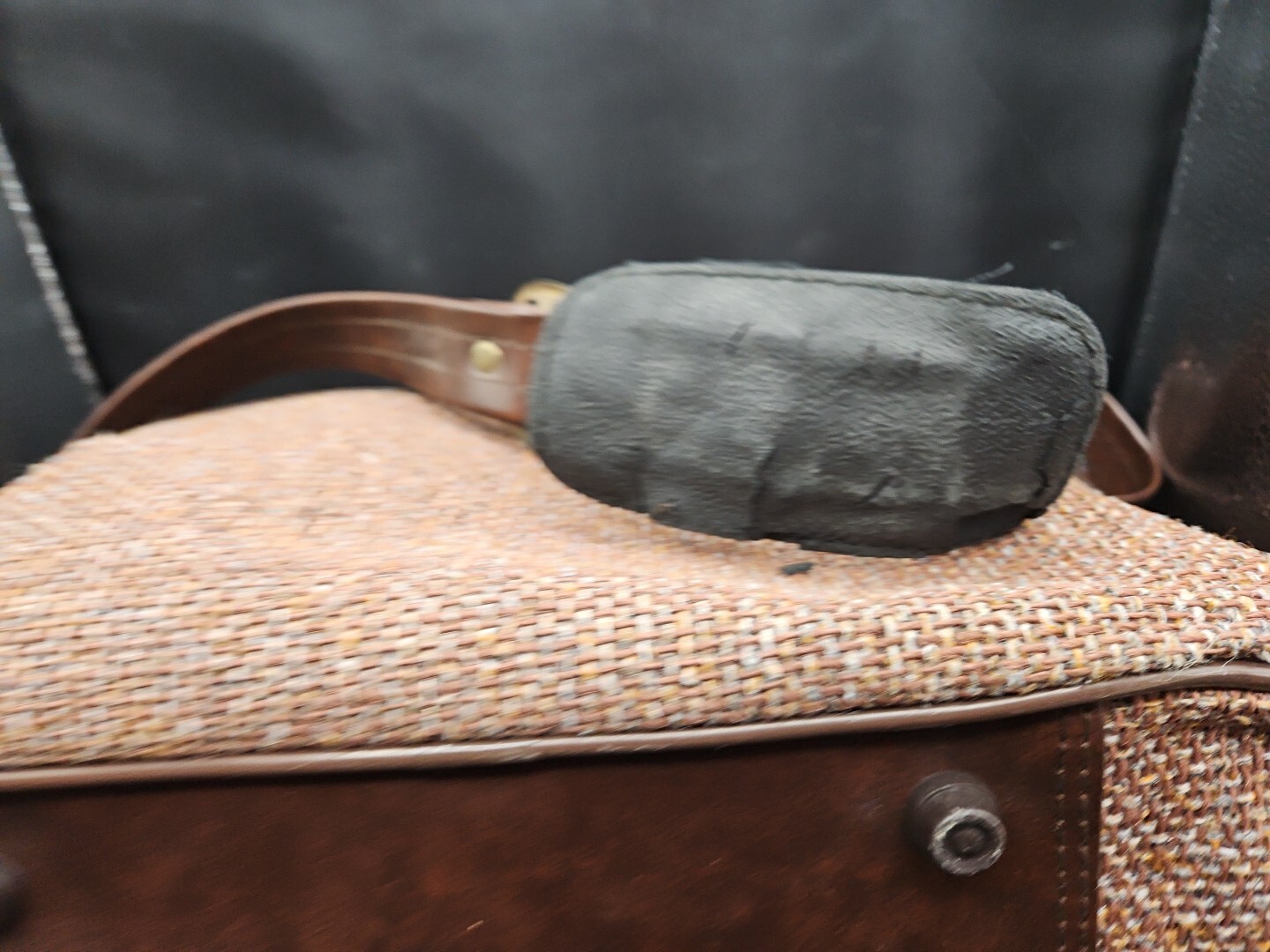 Vintage Sasson Duffel Bag Suitcase Luggage Travel Tote Carry Shoulder Zippered