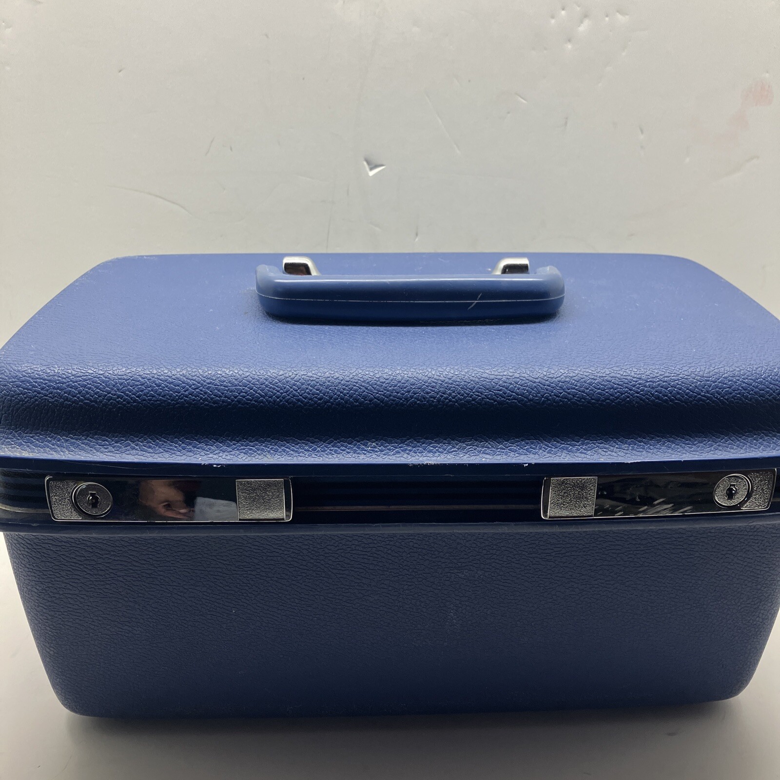 samsonite concord Make Up Case With Key Mirror And Tray