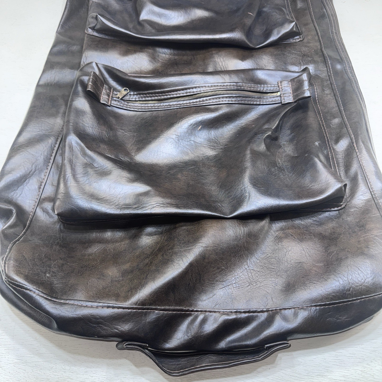 Vintage Abdalla Of Atlanta 40 ” Suit Garment Bag With Gun Holder