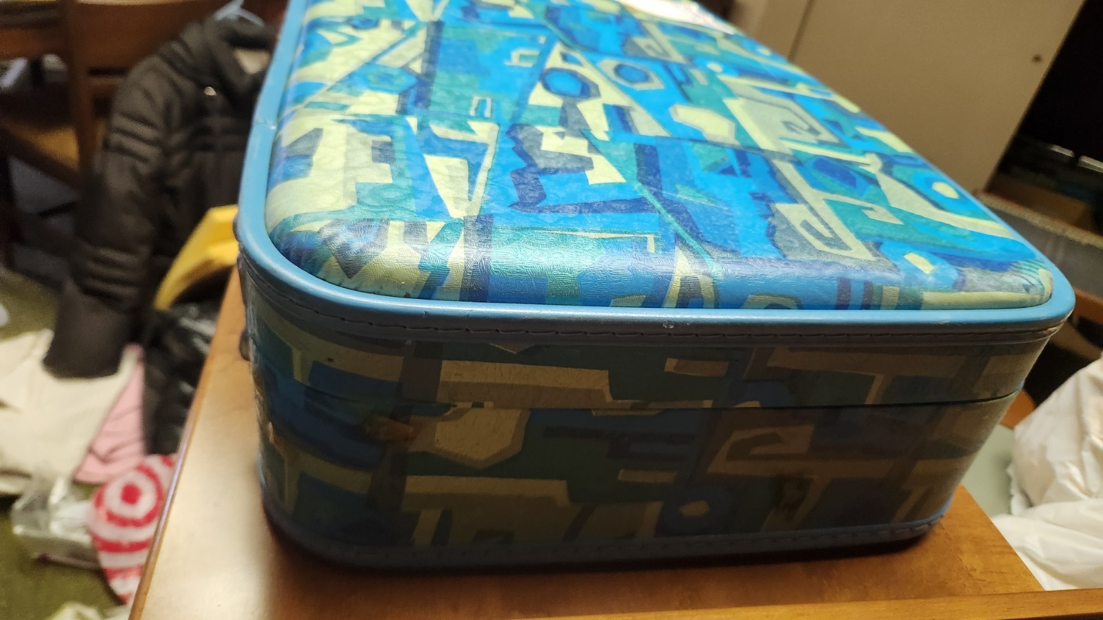 Vintage 1960’s Groovy Luggage Set 2 Suitcases Luggage