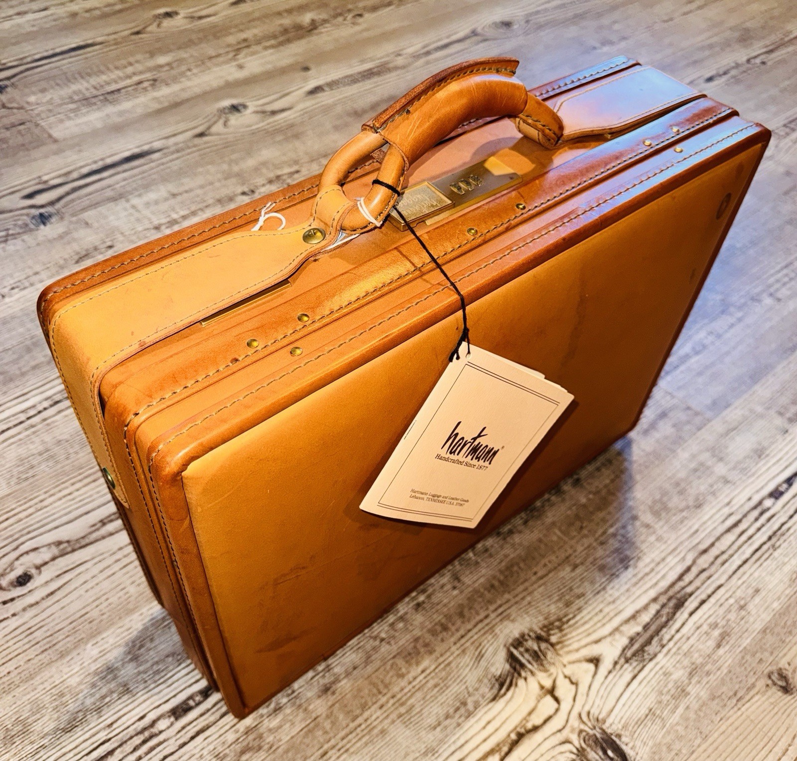 NEW Hartmann 4700 Belting Leather Commute-Tache Briefcase NOS with Original Tags