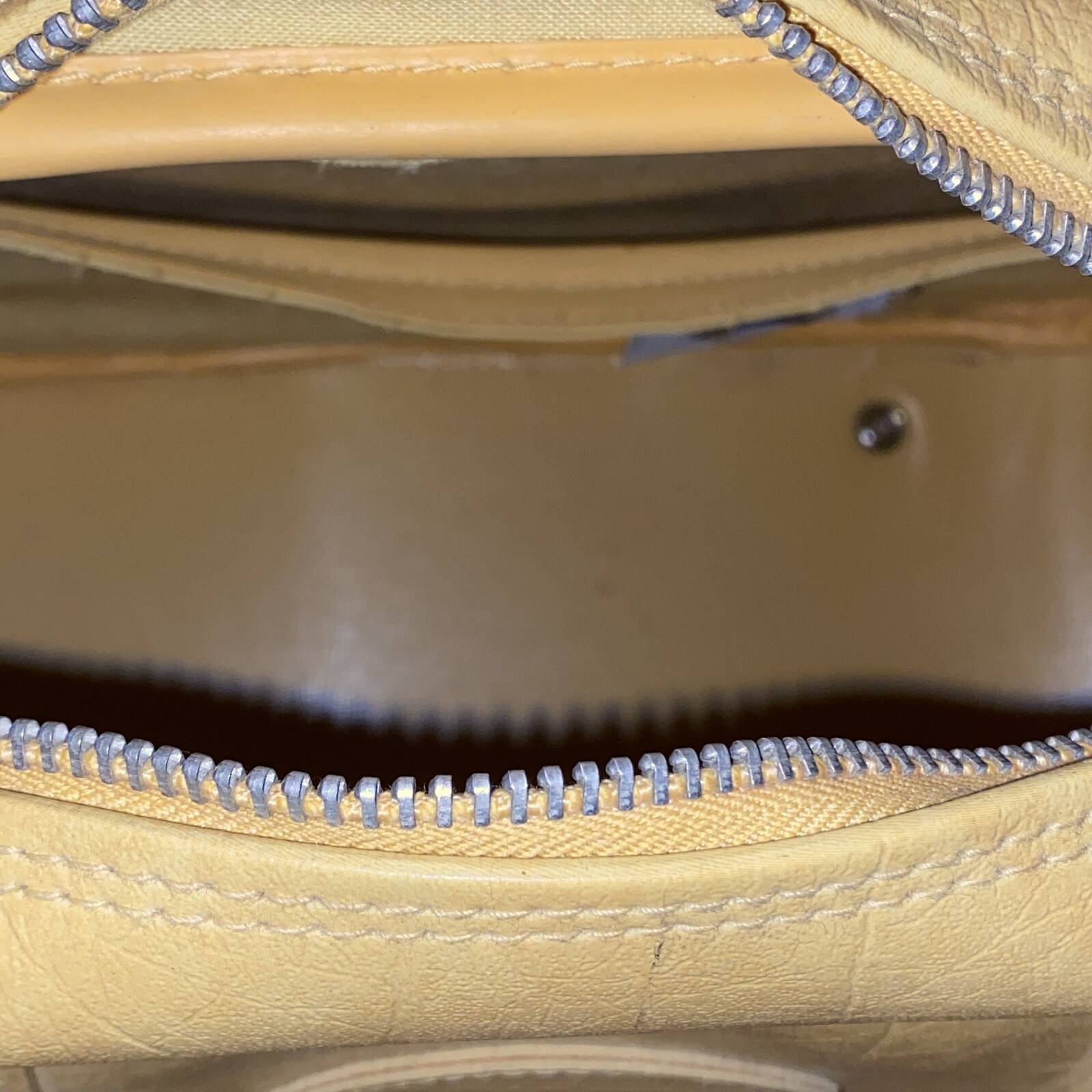 VTG. 1975 American Tourister Luggage Carry-on Tote Gold/Yellow Shoulder Bag VGC