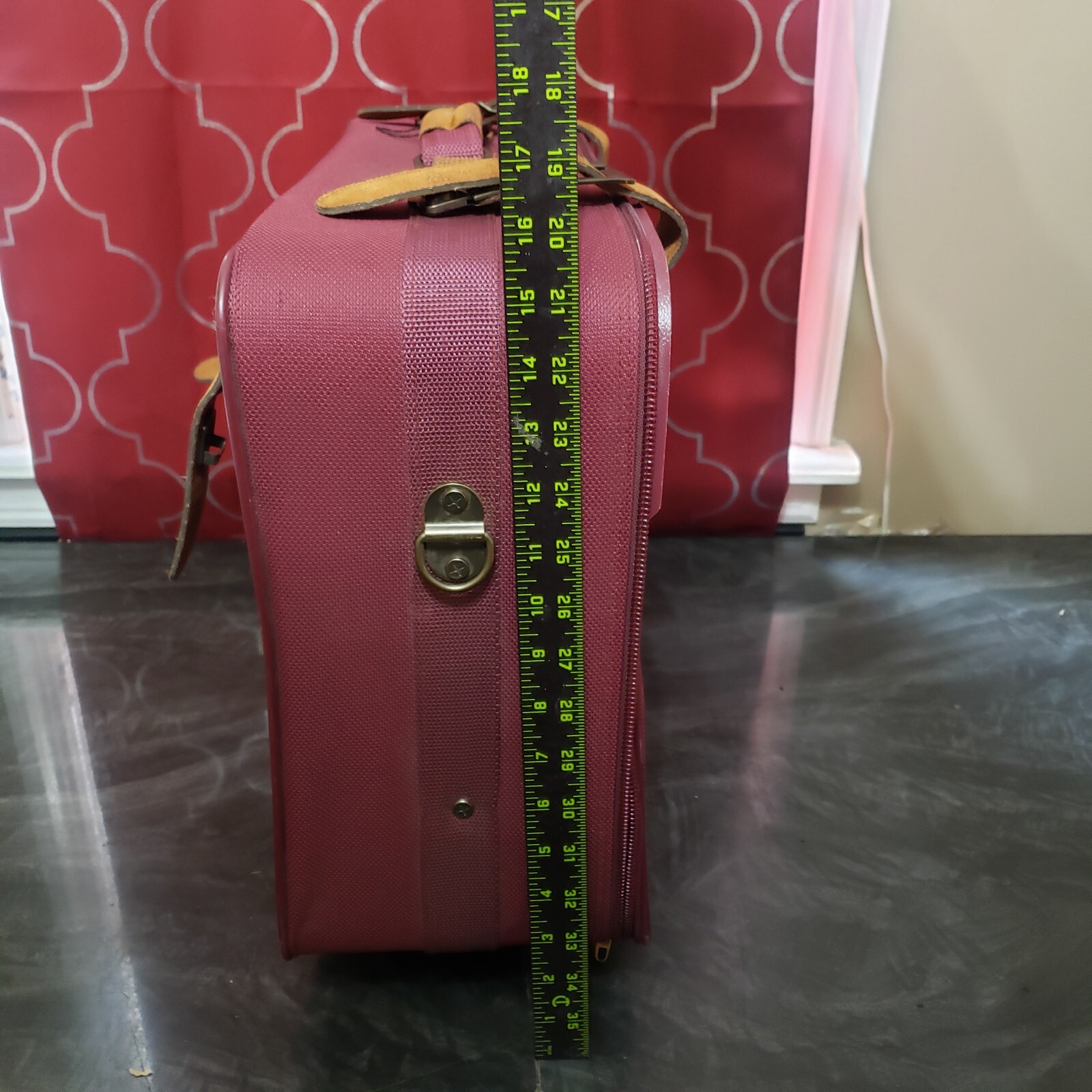 Vintage Amelia Earhart Luggage Suitcase w/ Wheels Baltimore Luggage Co
