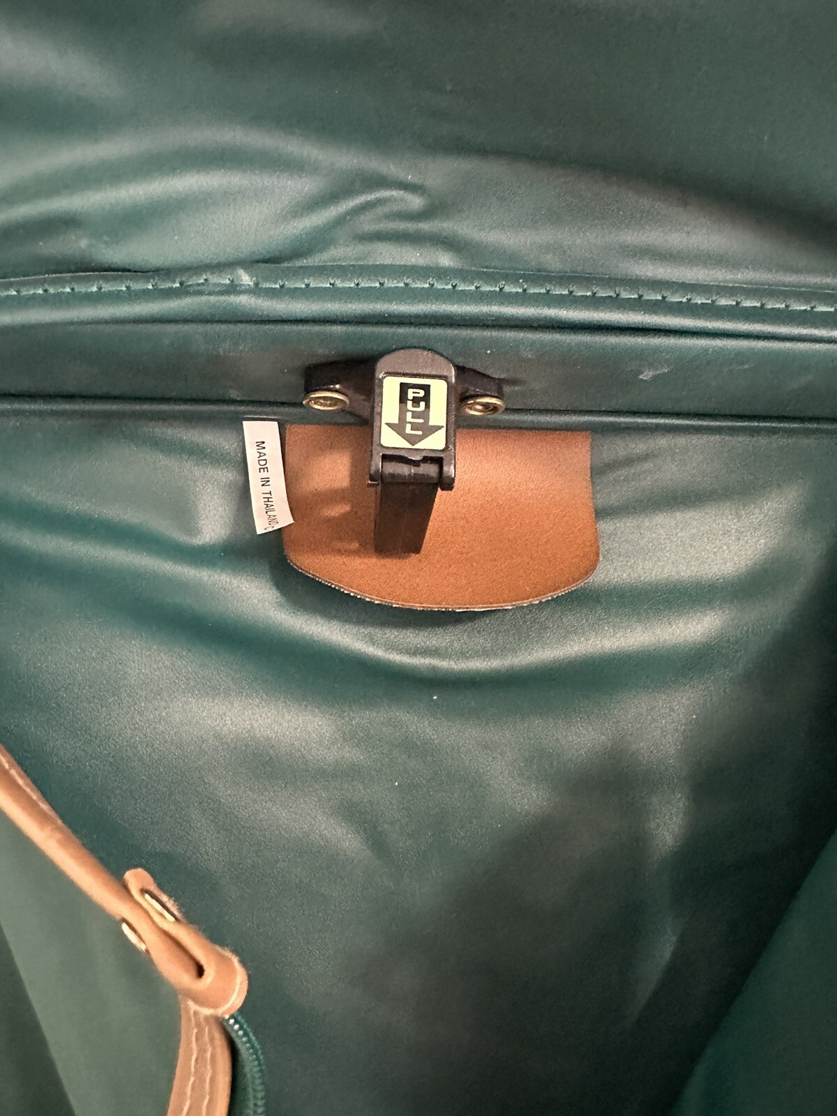 Vintage Jaguar Green Suit Garment Travel Bag