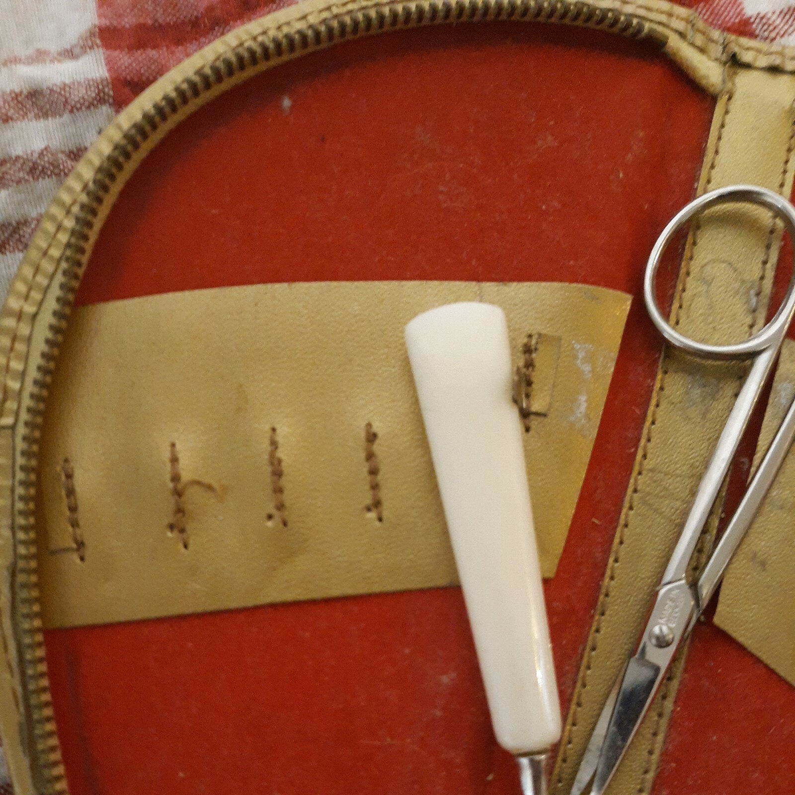 Vintage Travel Carrier Case with Tools Made in Germany AS FOUND CONDITION