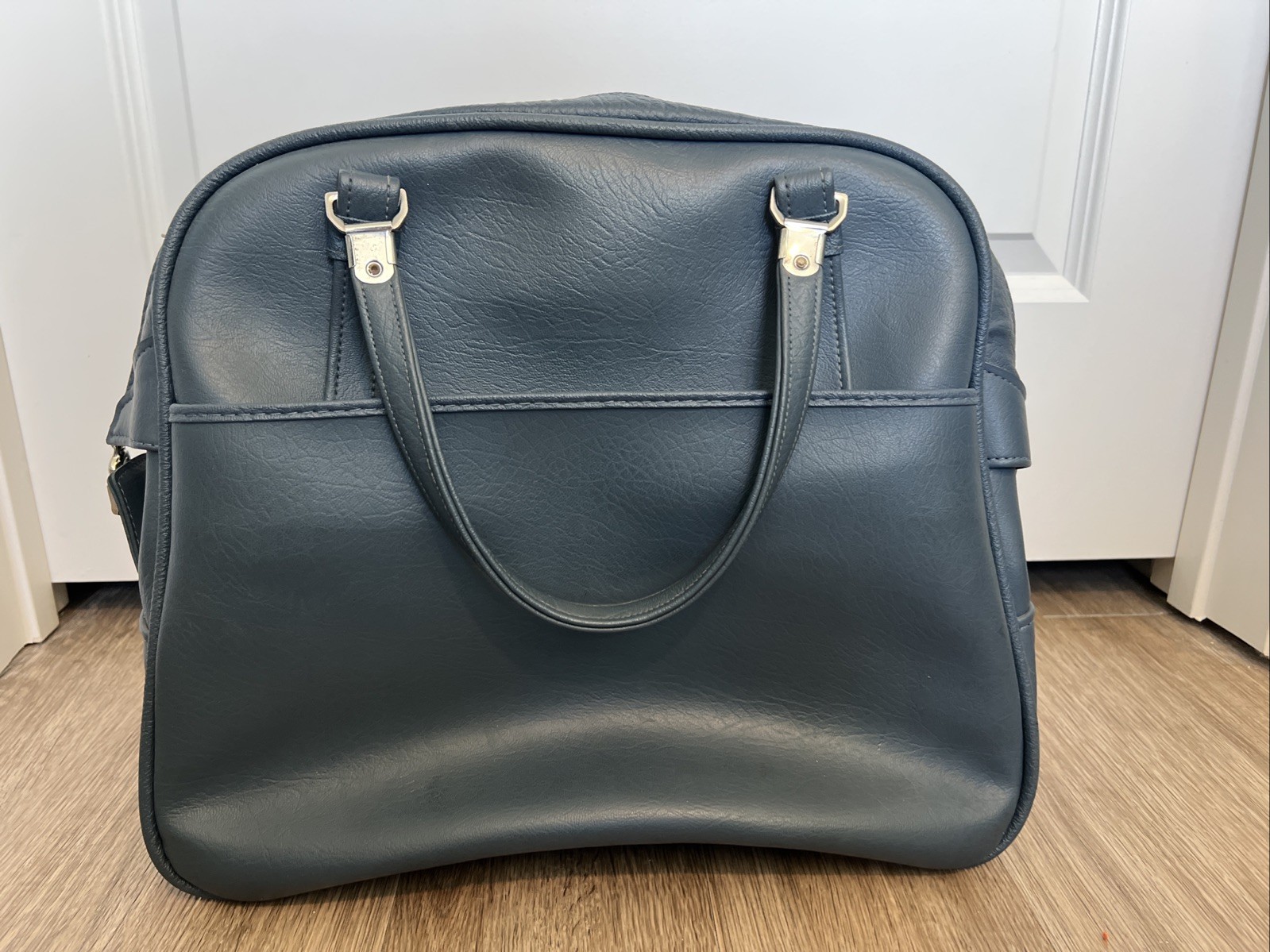 Vintage Blue American Tourister Escort Travel Carry-on Bag Retro Overnight Bag