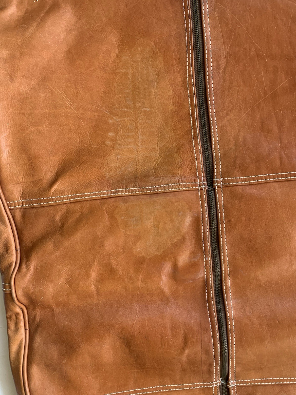 VINTAGE Jimenez Hnos. “JIMMY’S” All Leather Suit Garment Wardrobe Bag MEXICO