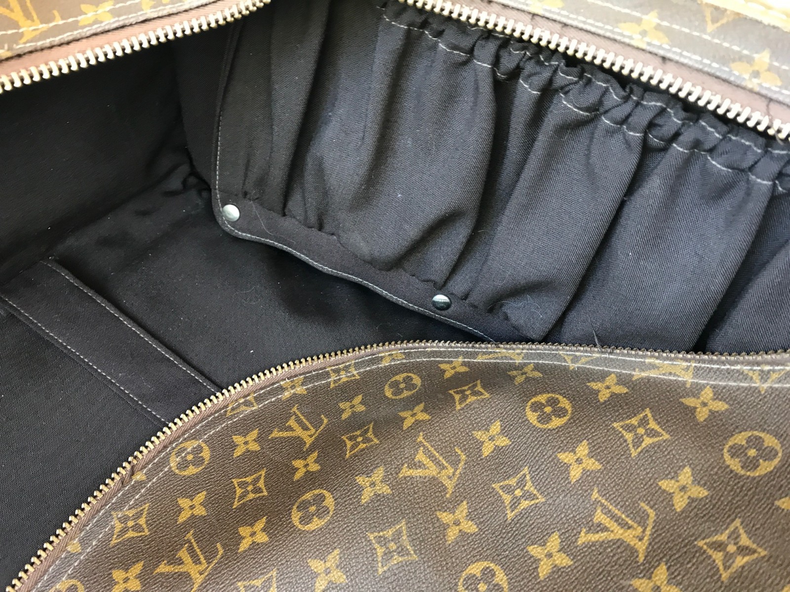 Vintage French Company Louis Vuitton Stratos 70 Monogram Suitcase Travel Bag ,