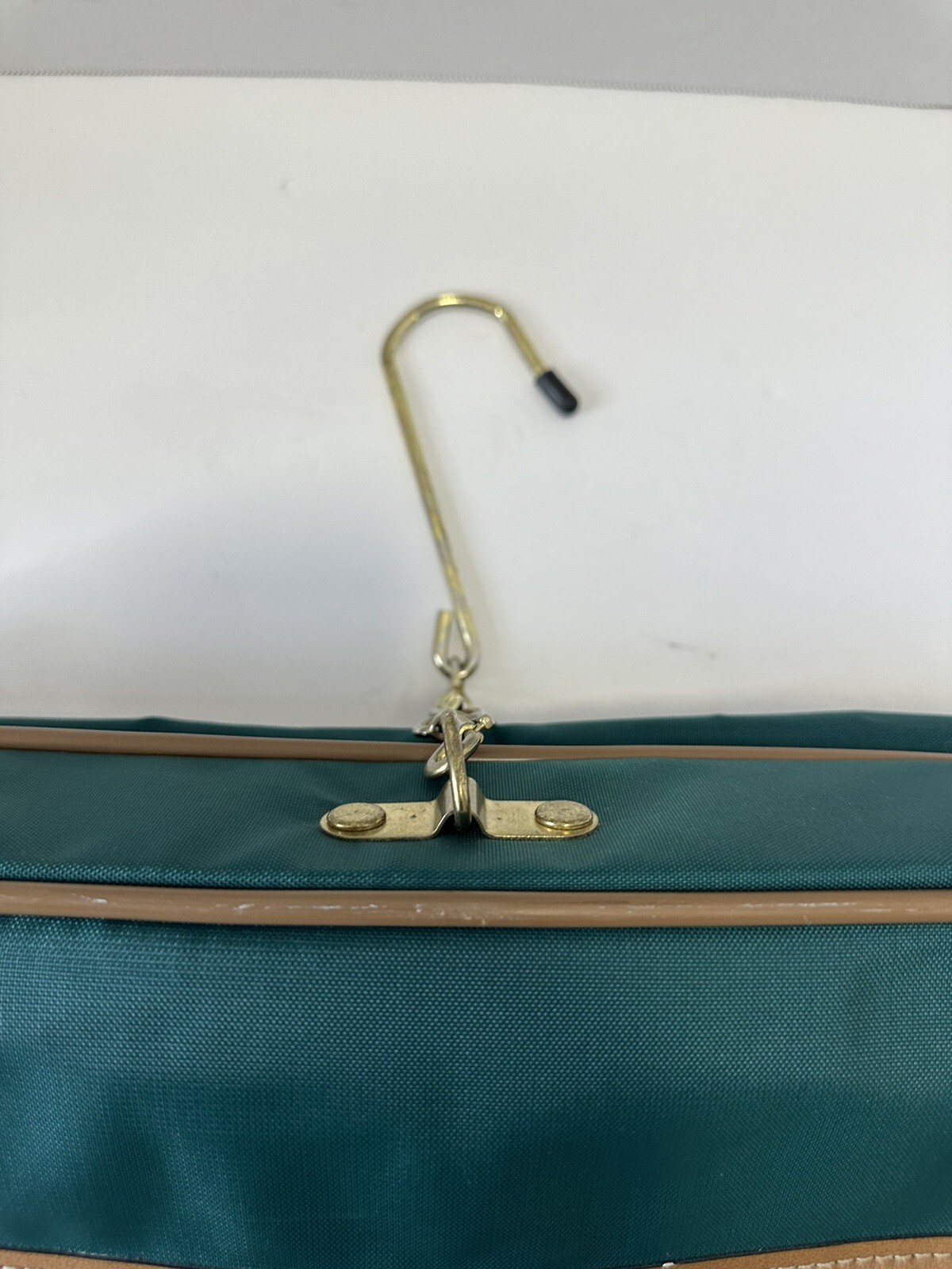 Vintage Jaguar Green Suit Garment Travel Bag