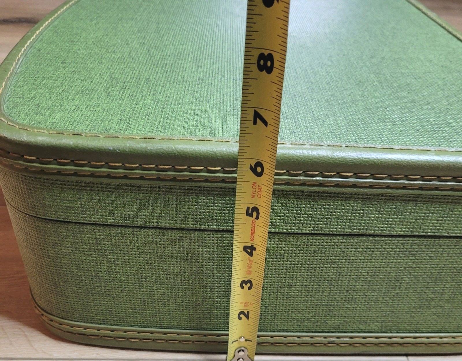 1960s/70s “Starway” Green Hardshell Luggage Carry-On Suitcase 21″x 15 x6″ READ