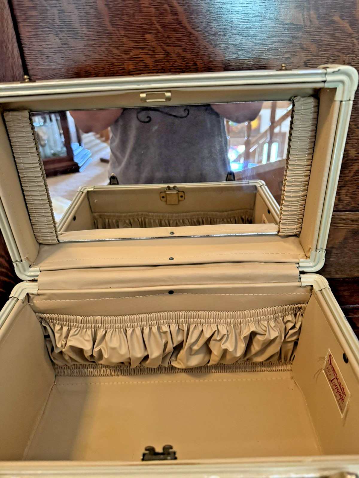Vintage Samsonite Streamlite Train Overnight Makeup Case w/ tray – No Key