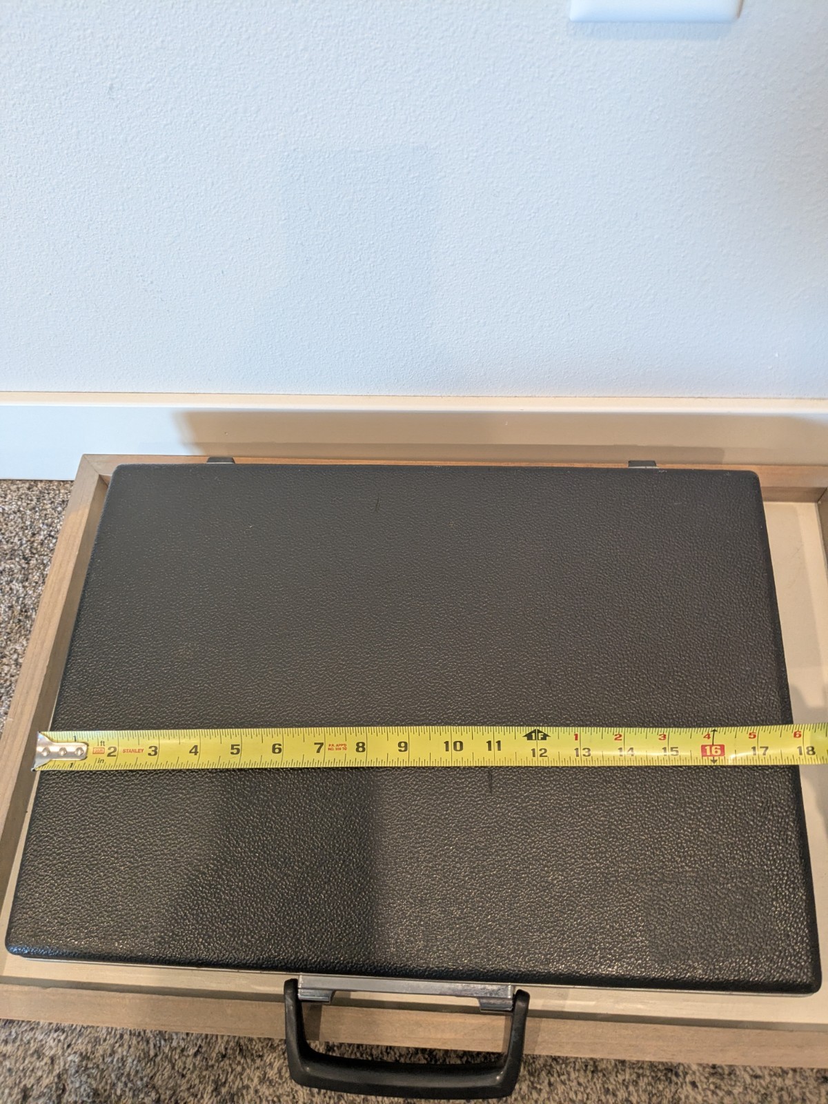 Vintage Retro Samsonite Hard-Shell Briefcase Dark Gray Combination Lock