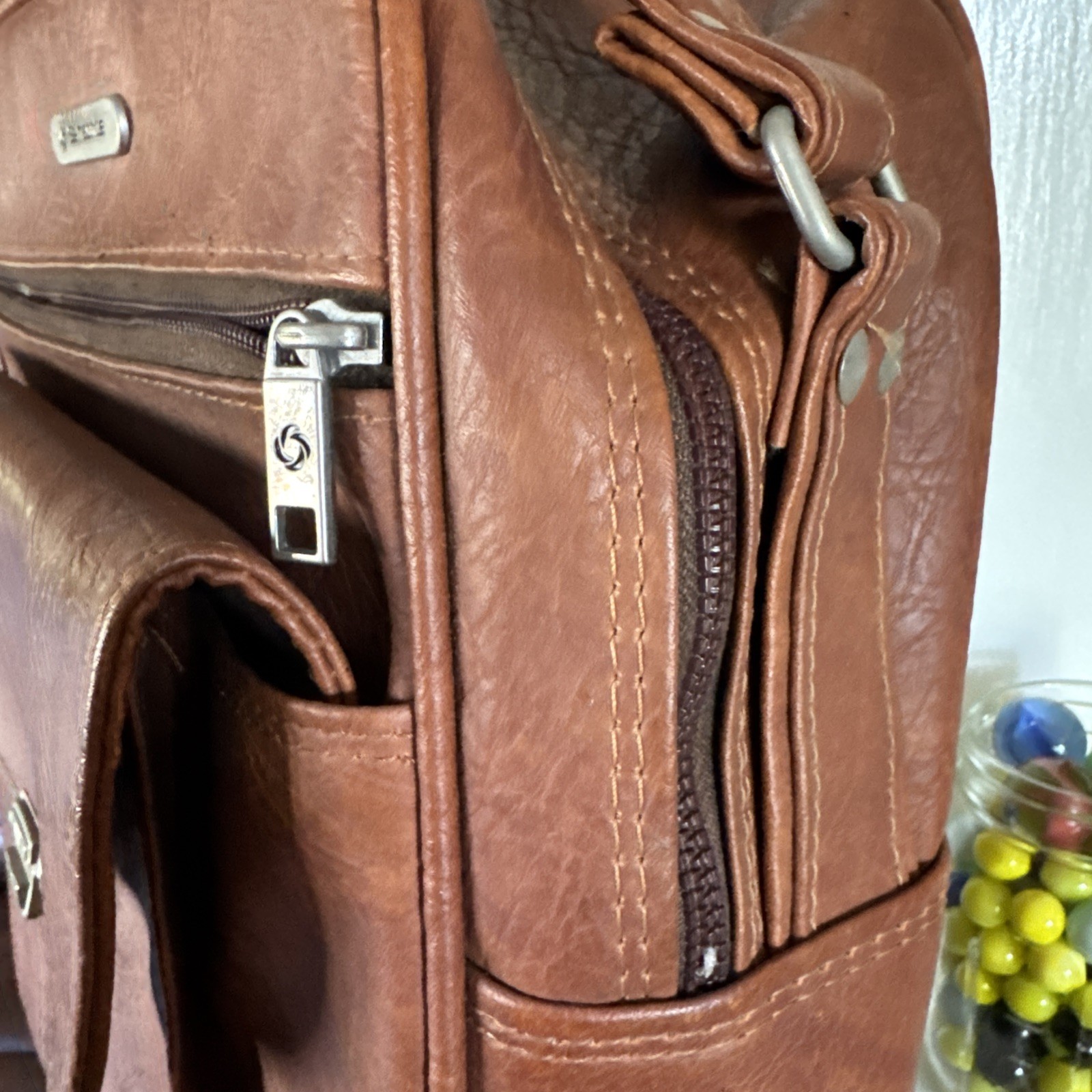 Vintage 1970s Samsonite Sonora Vinyl and Leather Carry-On Luggage Bag