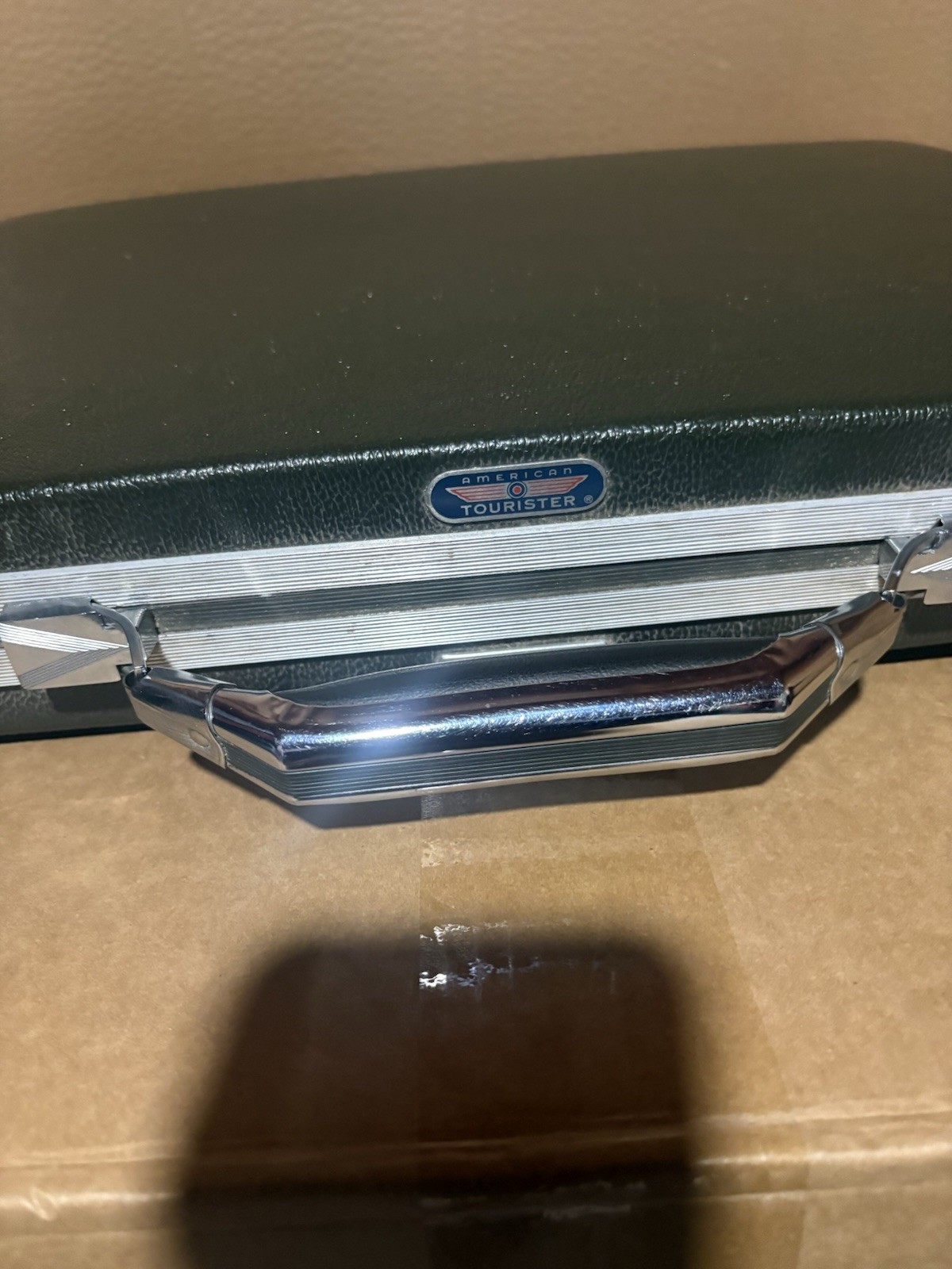 Vintage American Tourister Verylite Hard Case Attache Briefcase W/ Keys