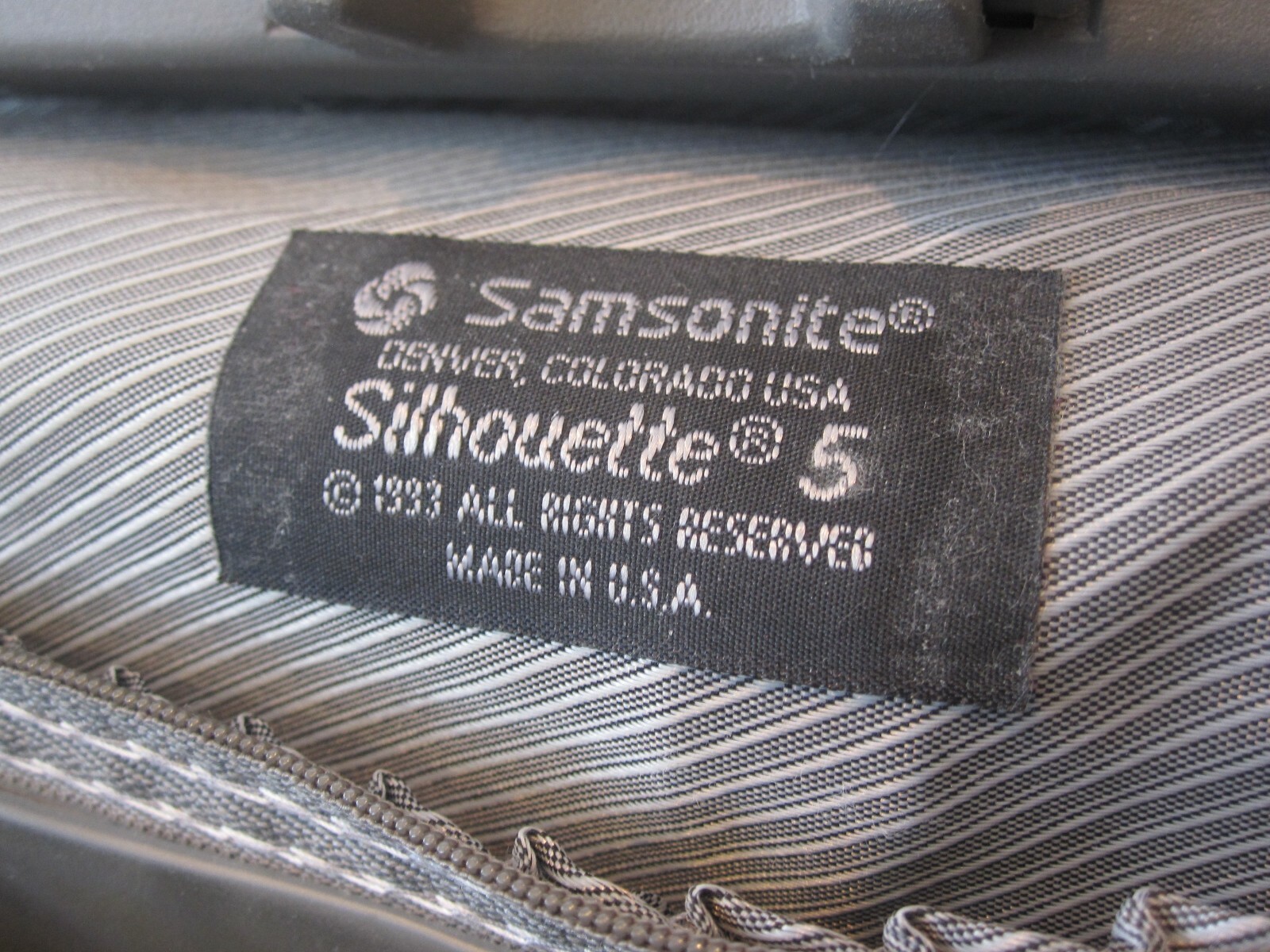 USA Samsonite Black Case Portable Keys Mirror Silhouette 5 Beauty vanity